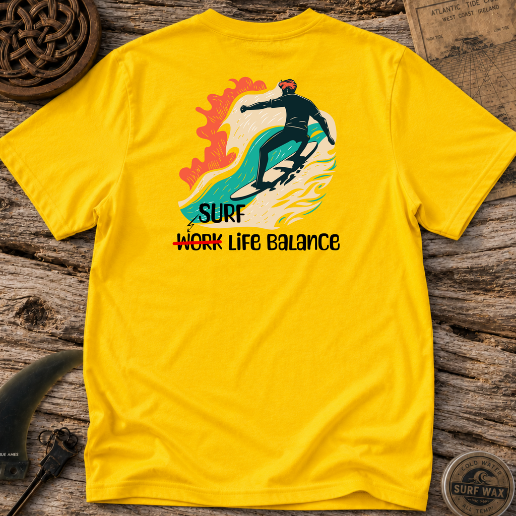 Surf Life Balance Surfing T-shirt