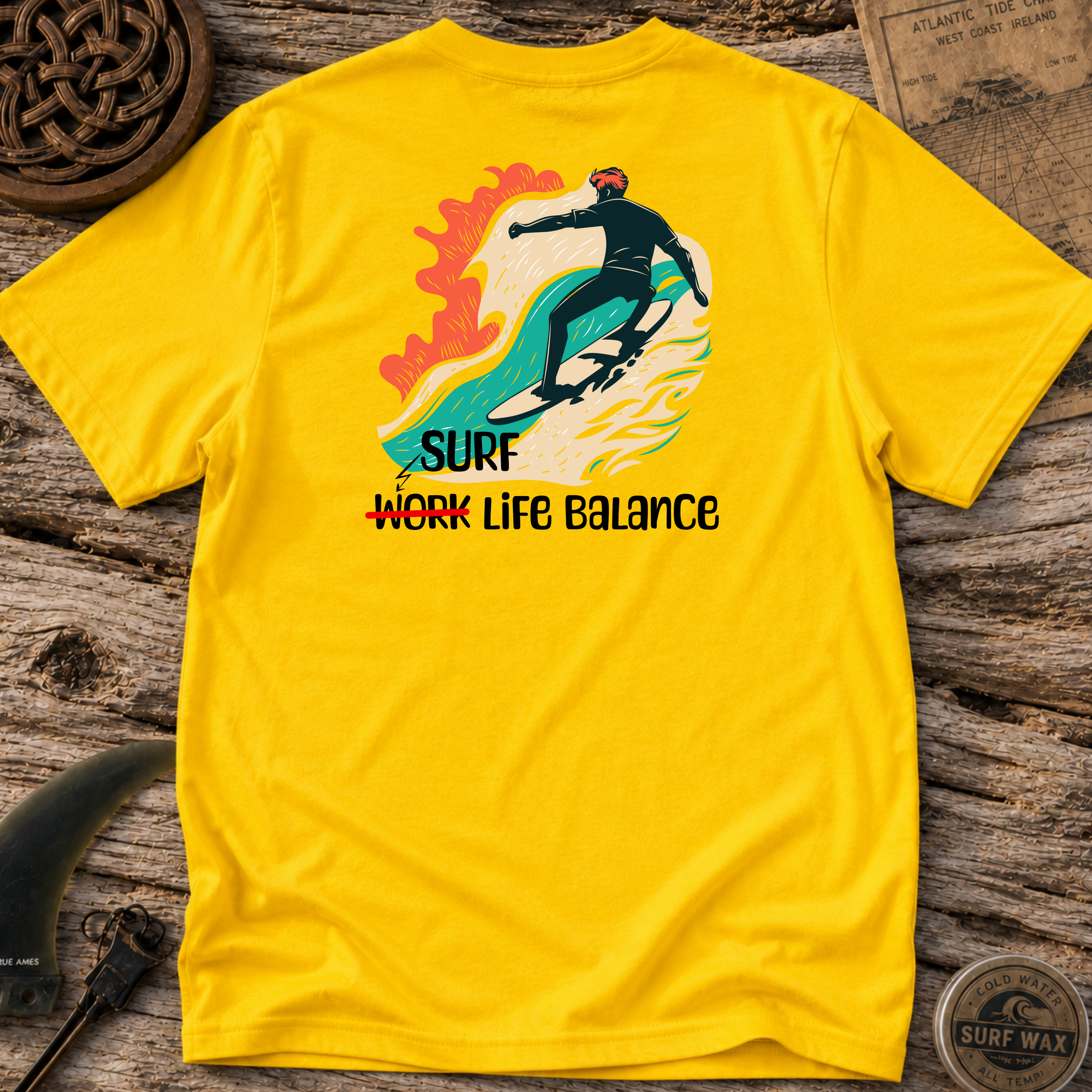 Surf Life Balance Surfing T-shirt