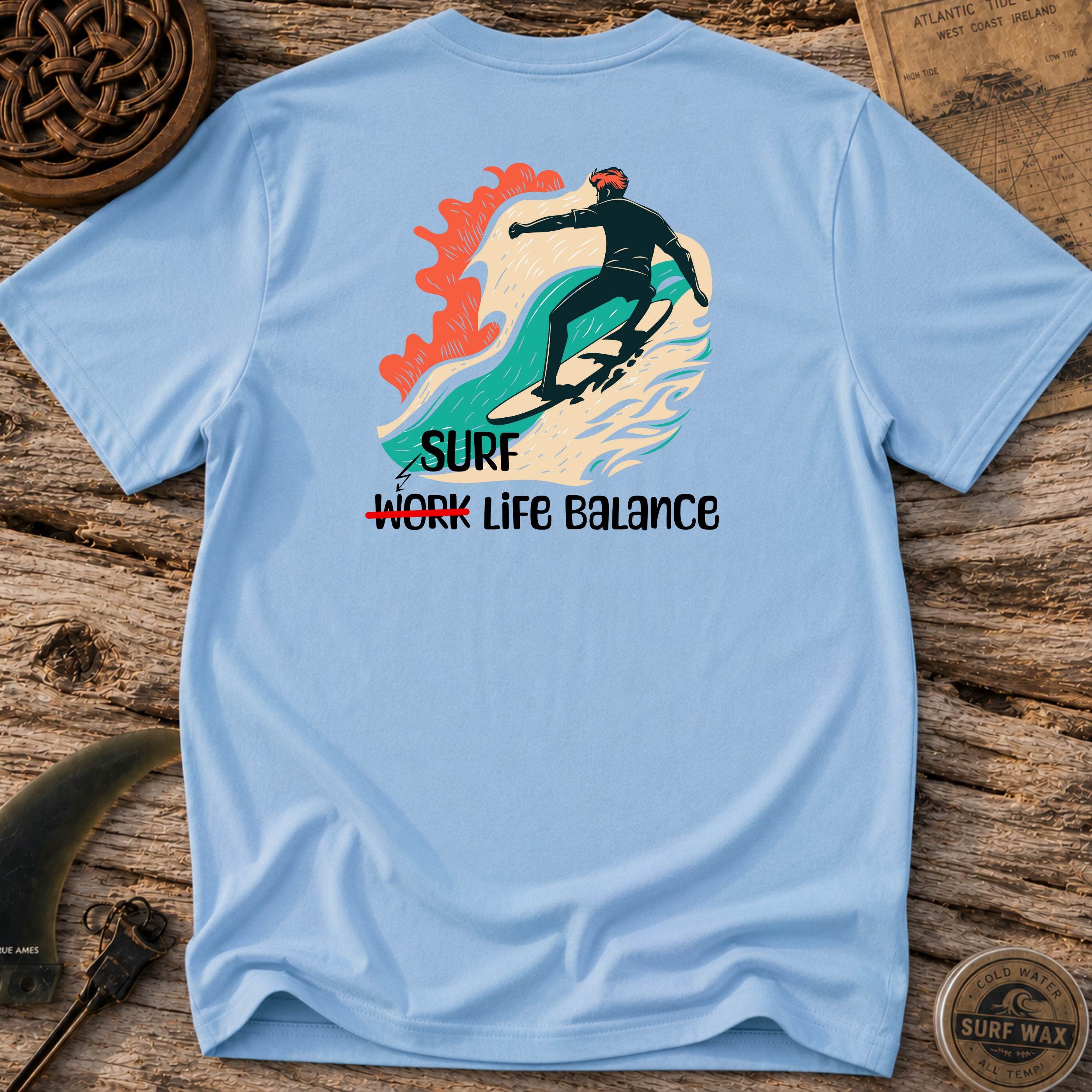 Surf Life Balance Surfing T-shirt