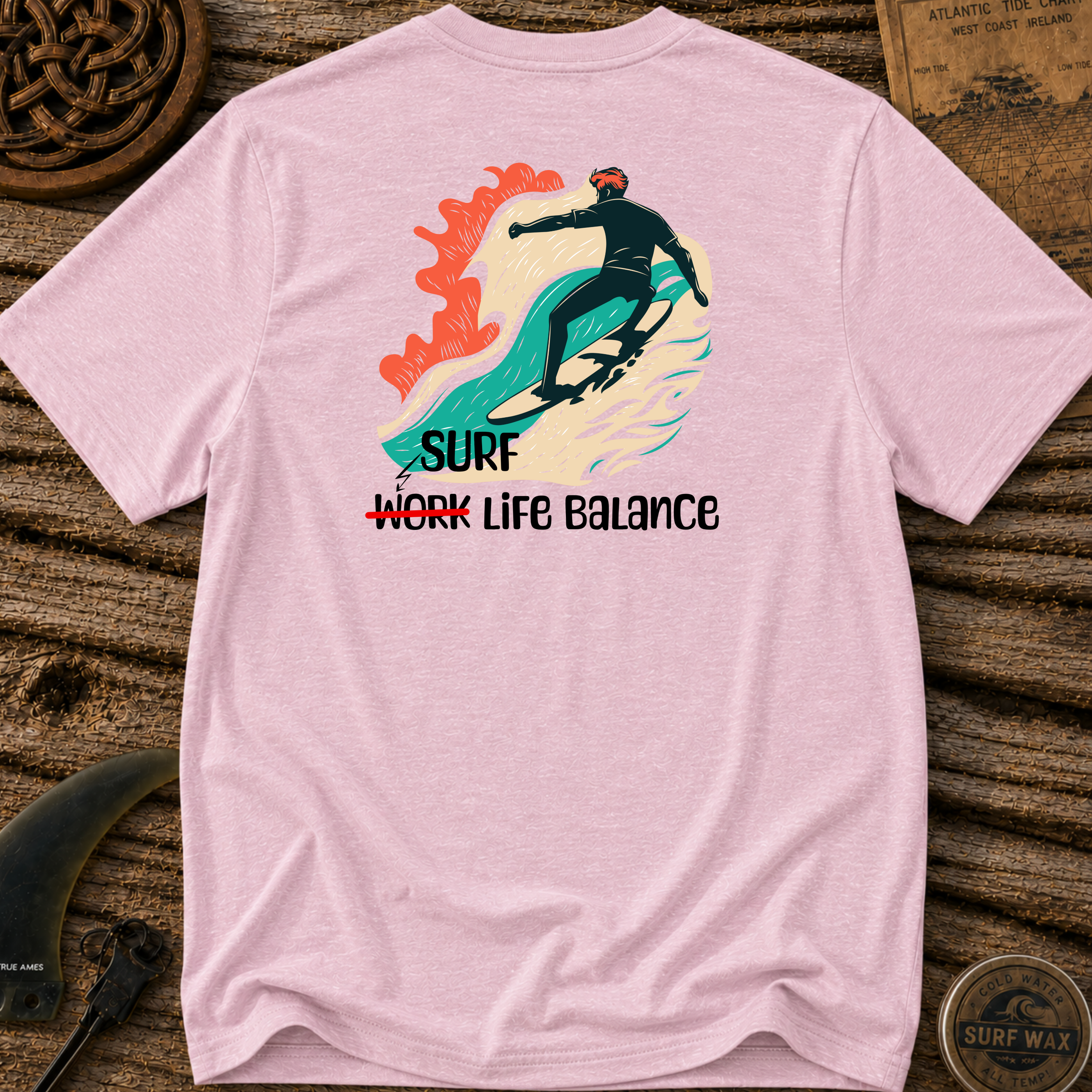 Surf Life Balance Surfing T-shirt