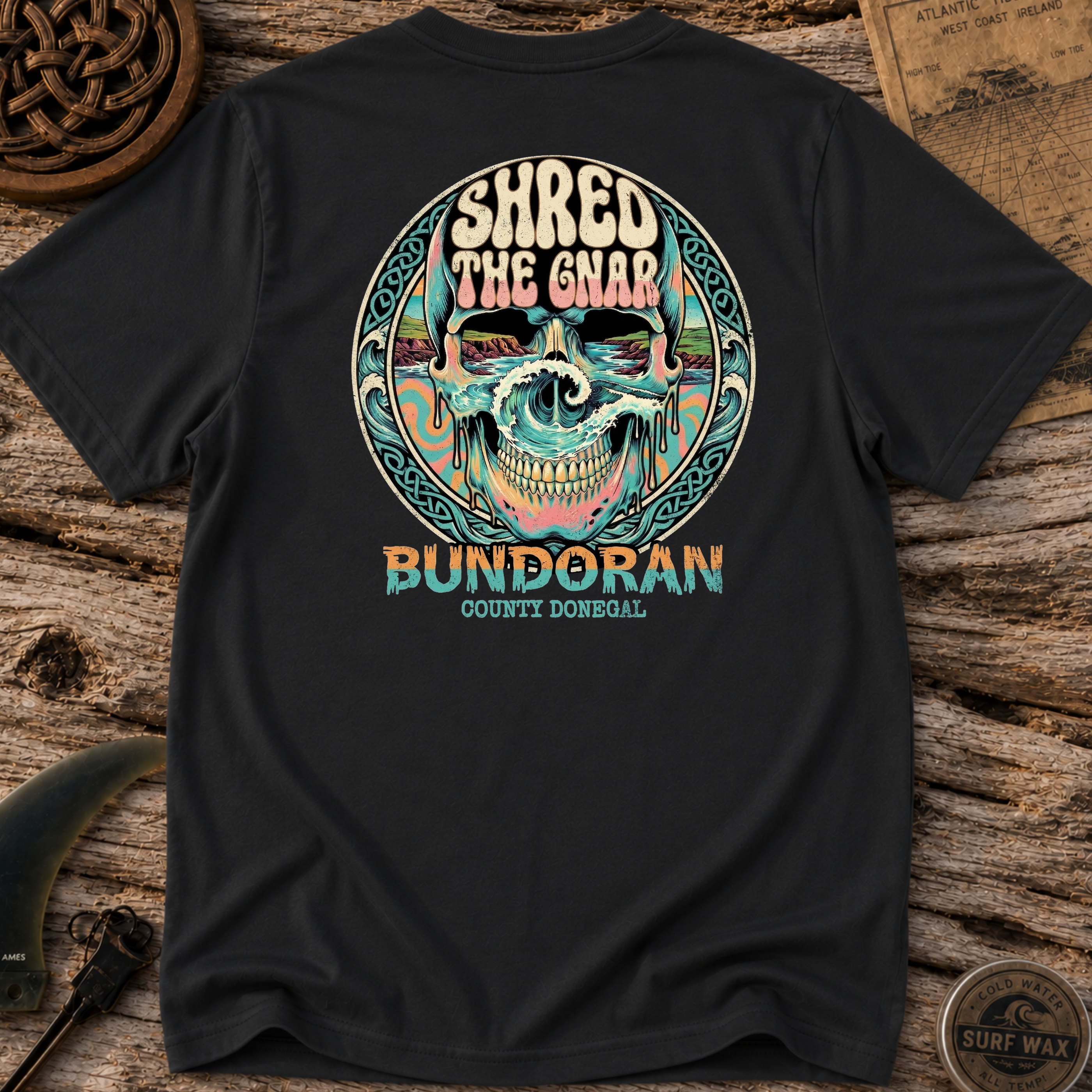 BISC Straight Outta Bundoran Surfing T-shirt
