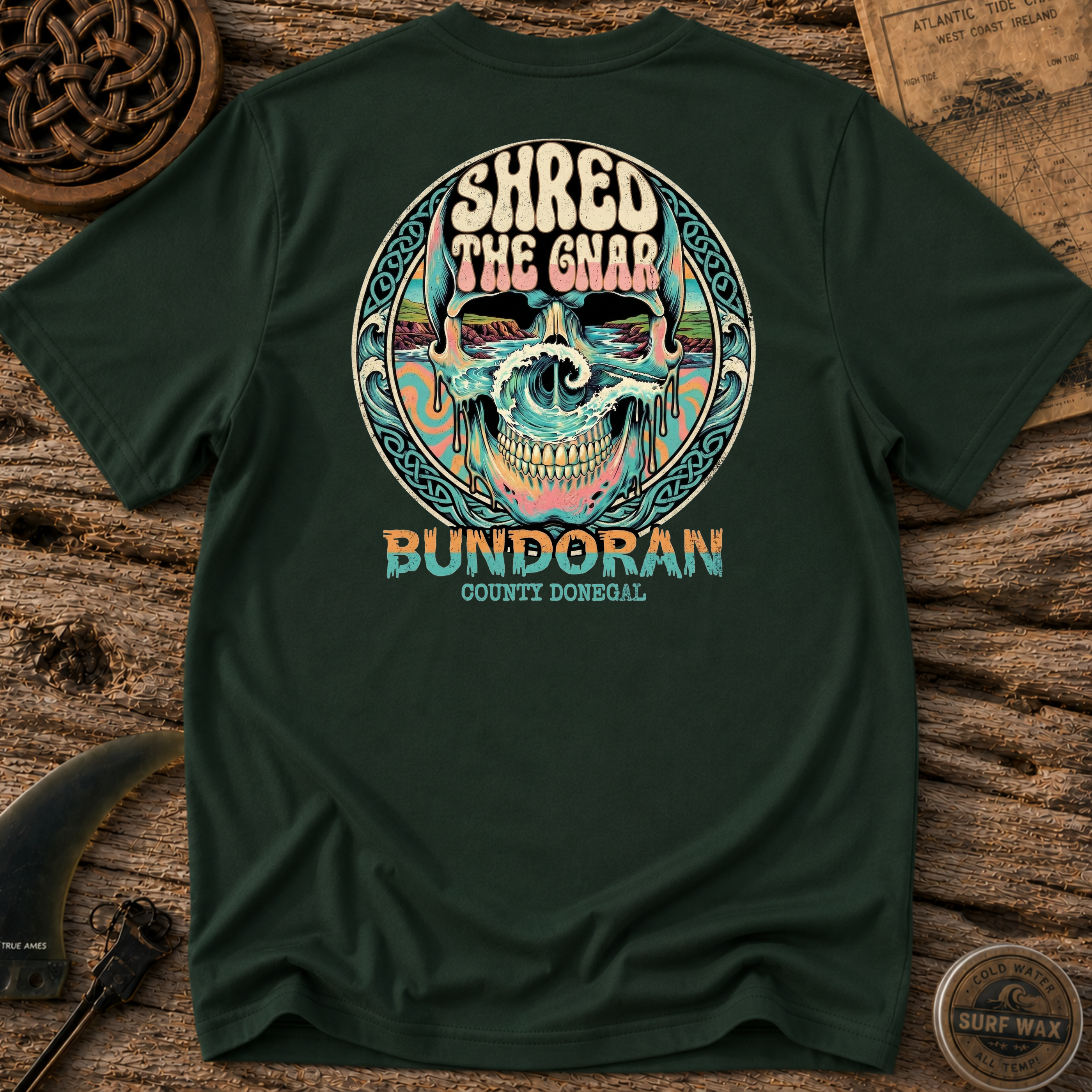 BISC Straight Outta Bundoran Surfing T-shirt