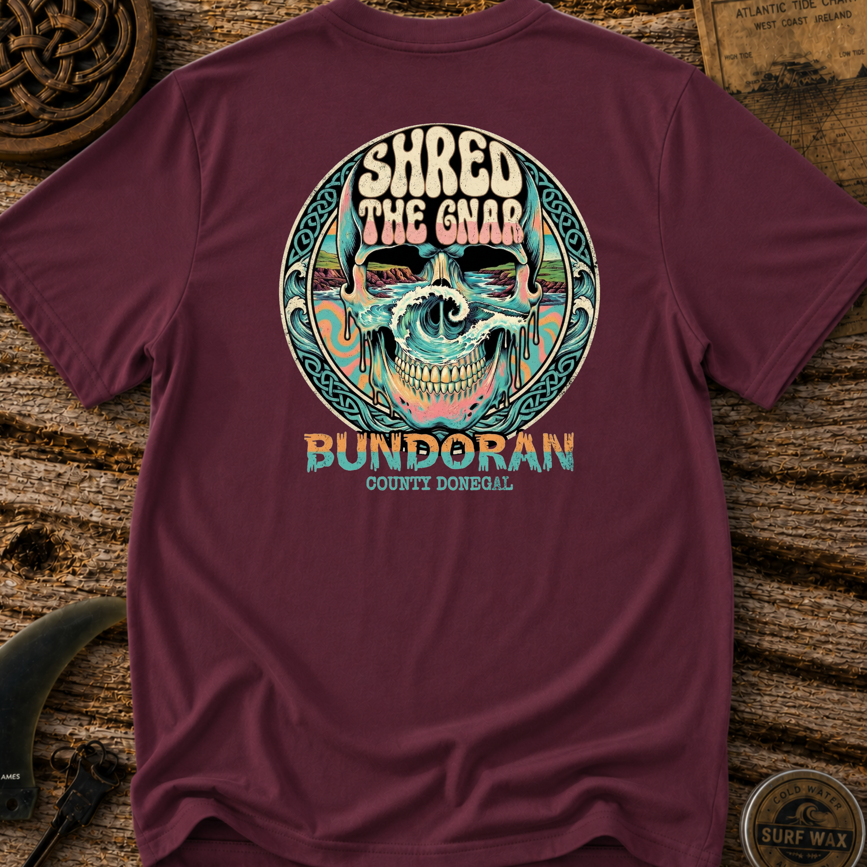 BISC Straight Outta Bundoran Surfing T-shirt