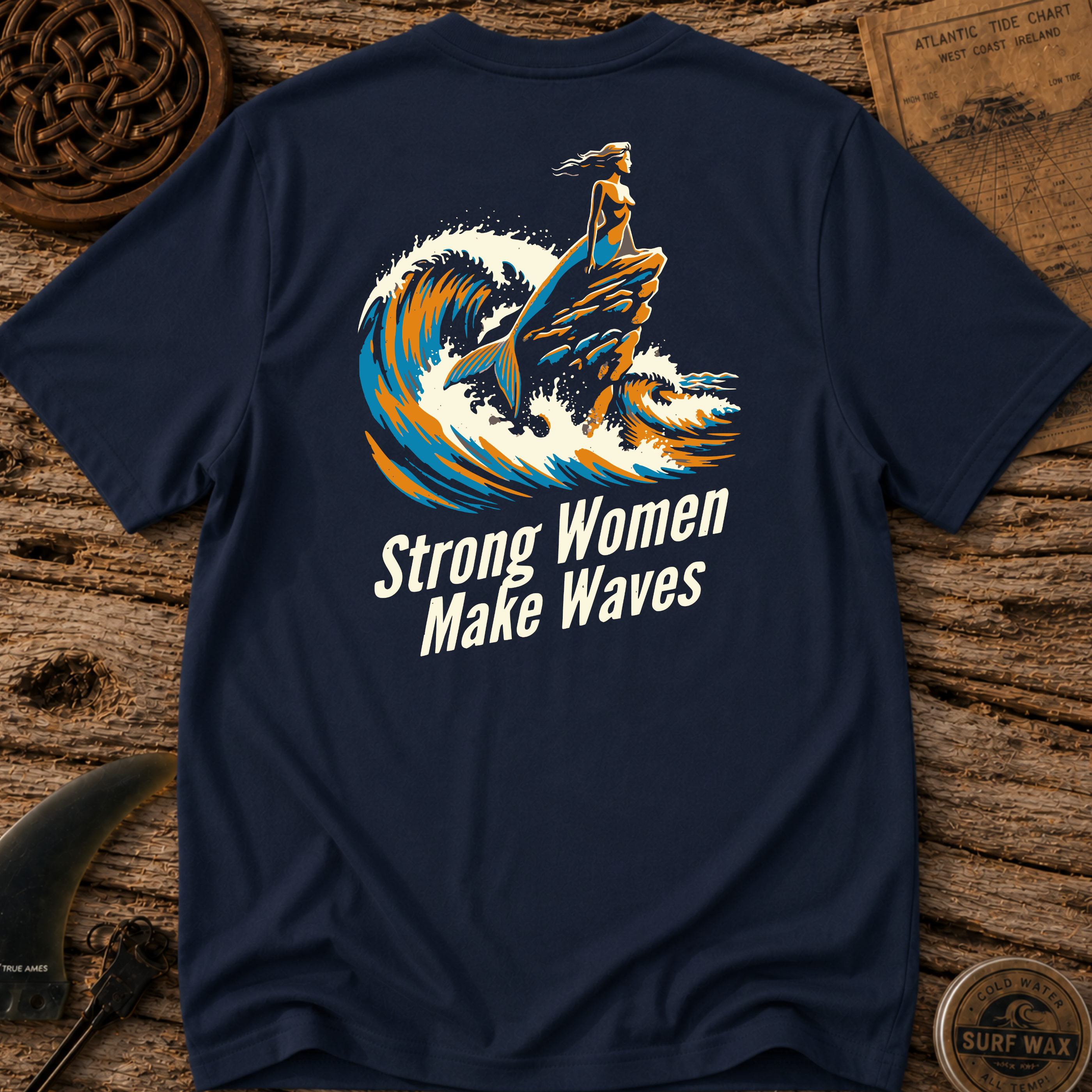 Strong Women Make Waves Surfing T-shirt