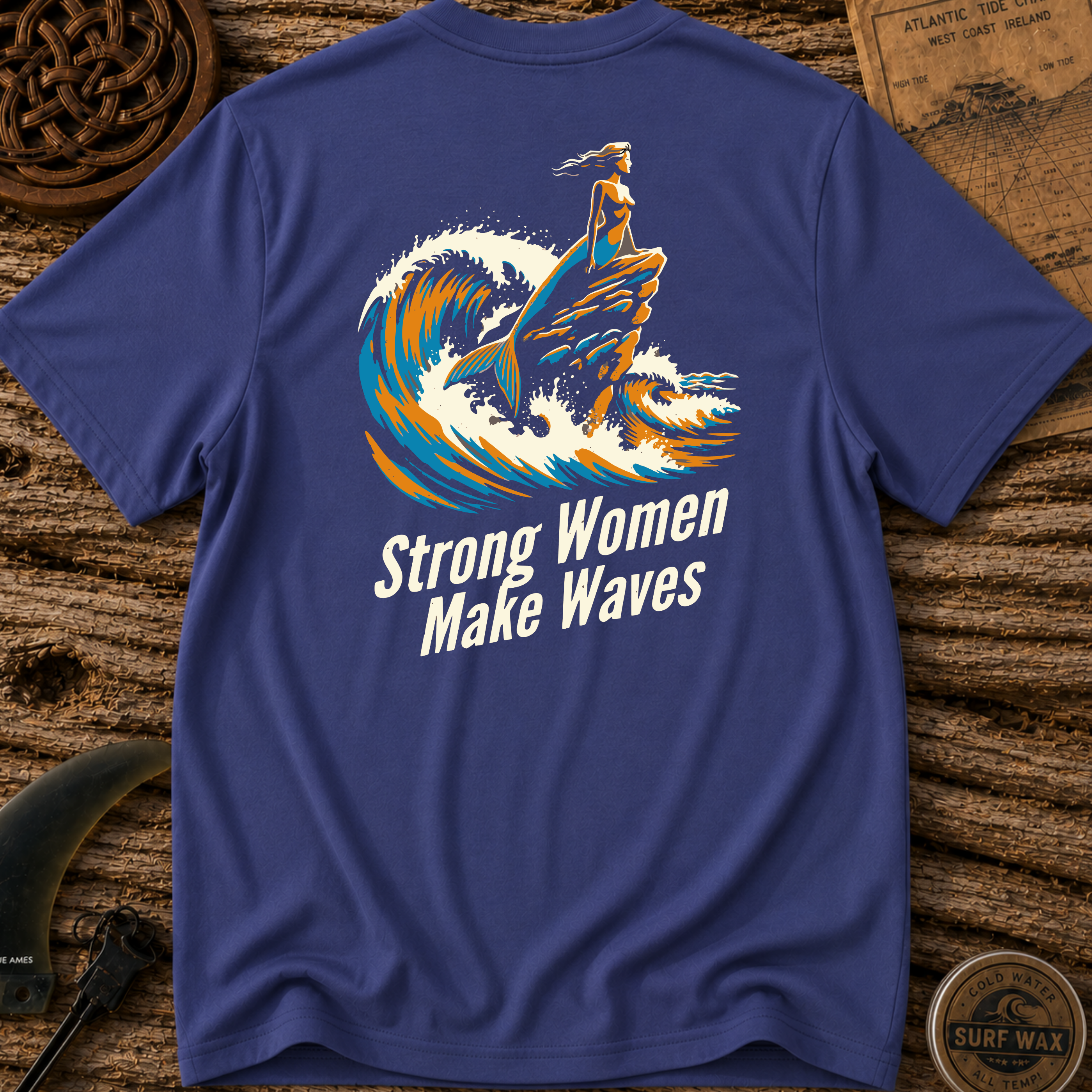 Strong Women Make Waves Surfing T-shirt