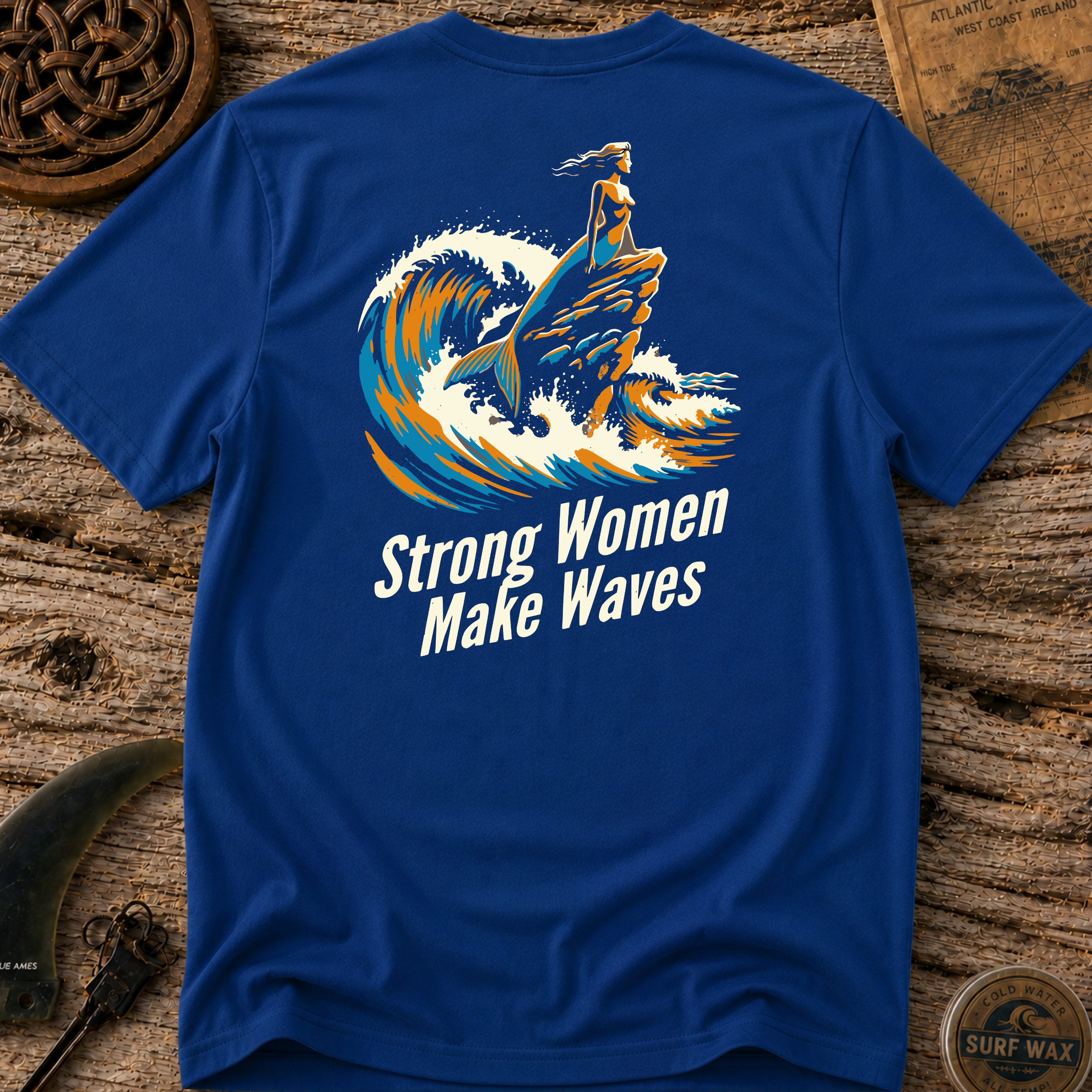 Strong Women Make Waves Surfing T-shirt