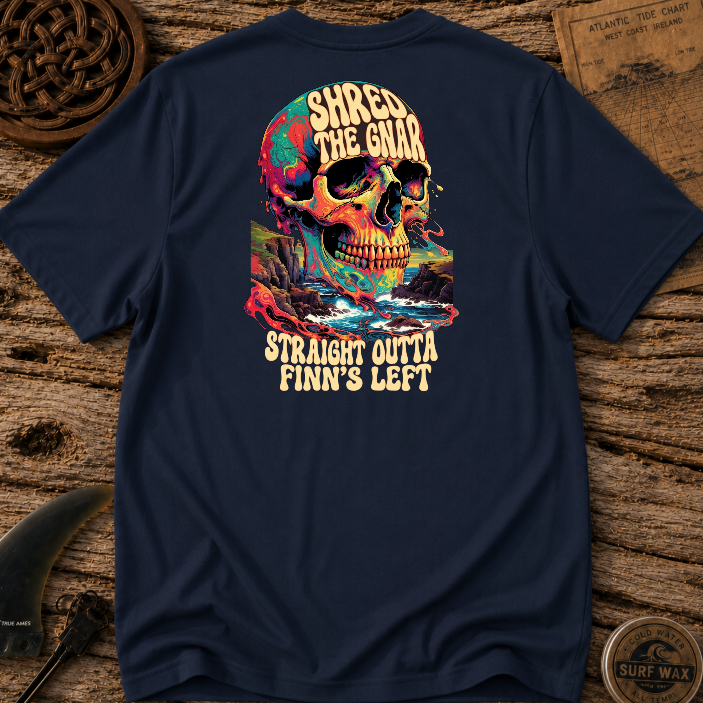 Straight Outta Finn's Left Surfing T-shirt