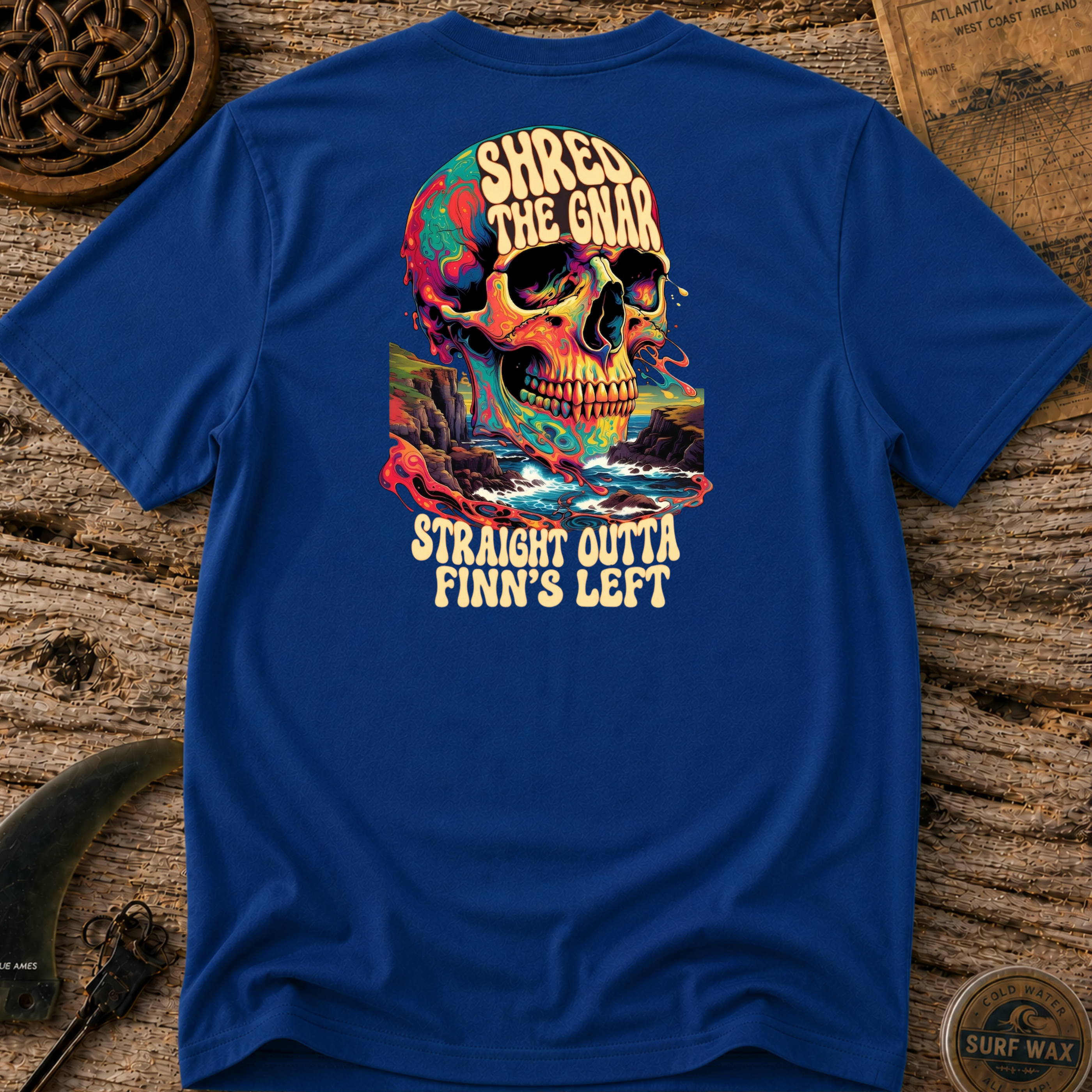 Straight Outta Finn's Left Surfing T-shirt