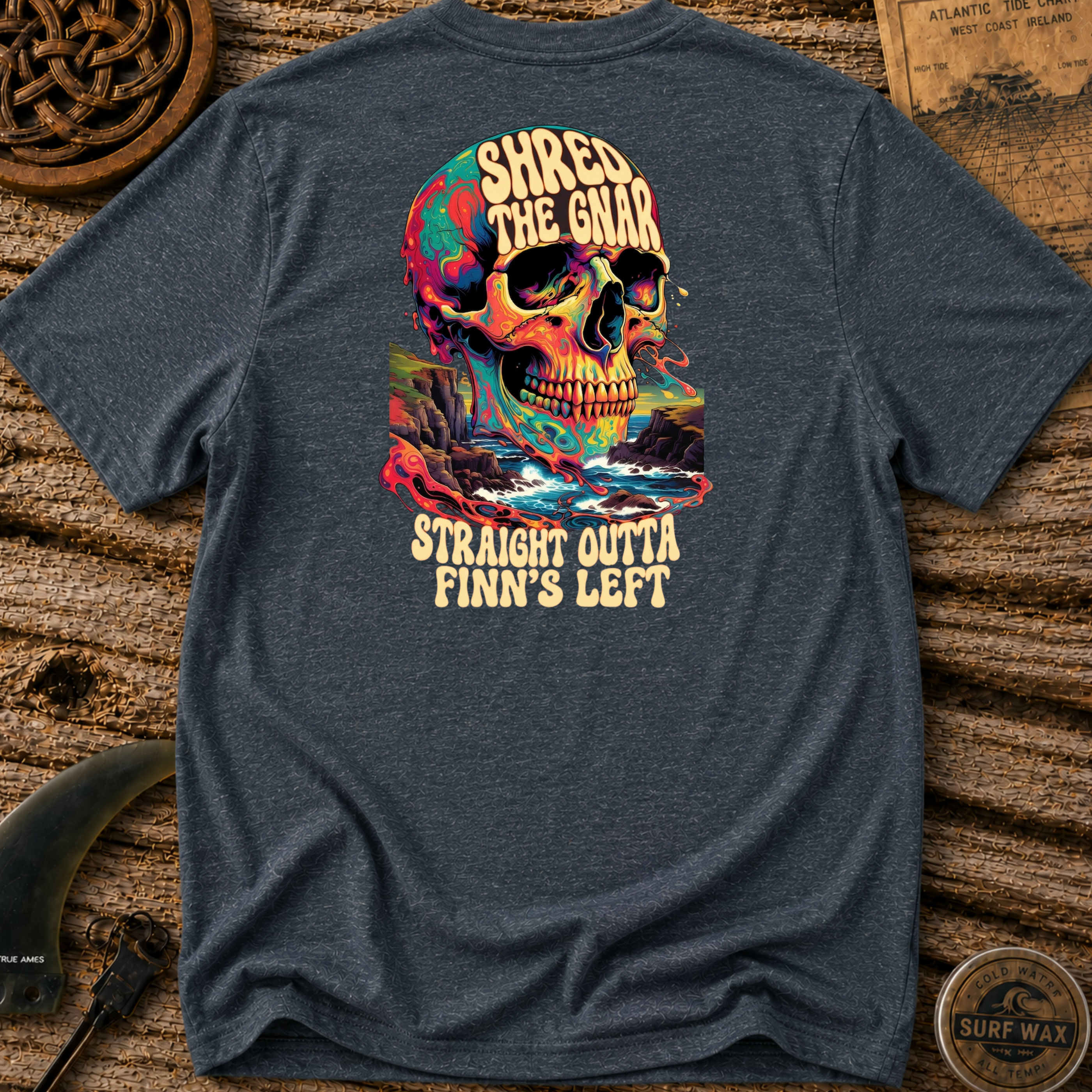 Straight Outta Finn's Left Surfing T-shirt