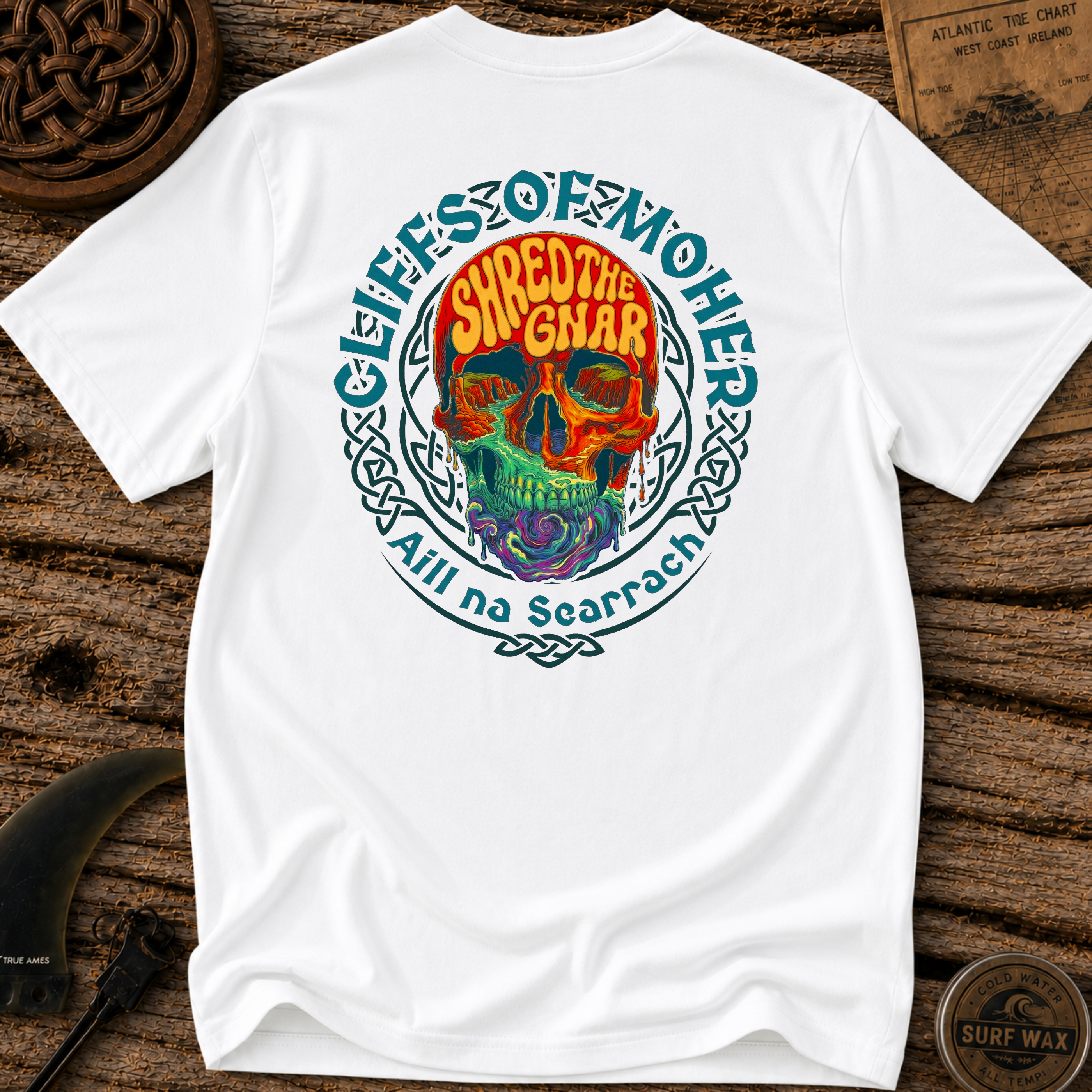Straight Outta Cliffs Of Moher Surfing T-shirt