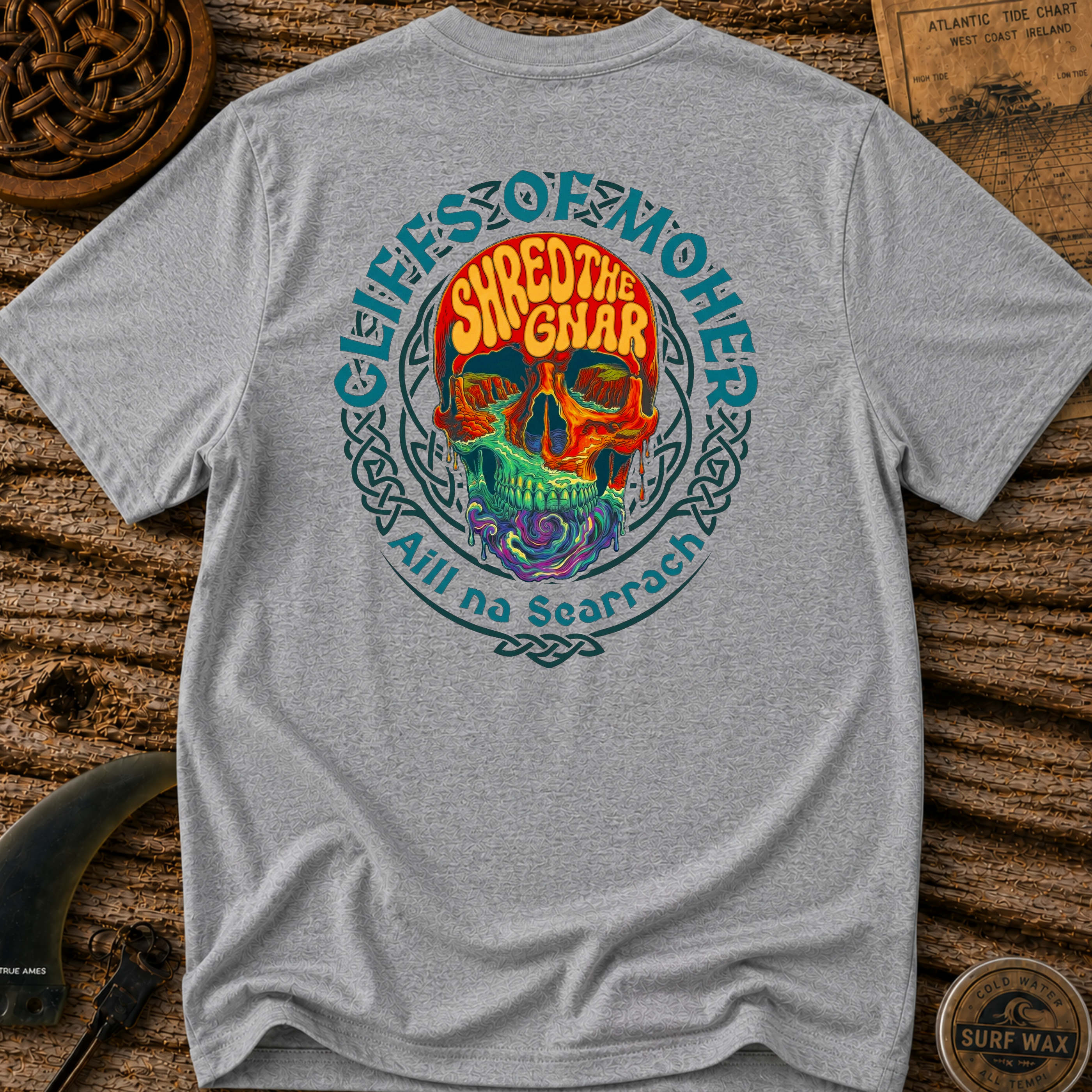 Straight Outta Cliffs Of Moher Surfing T-shirt