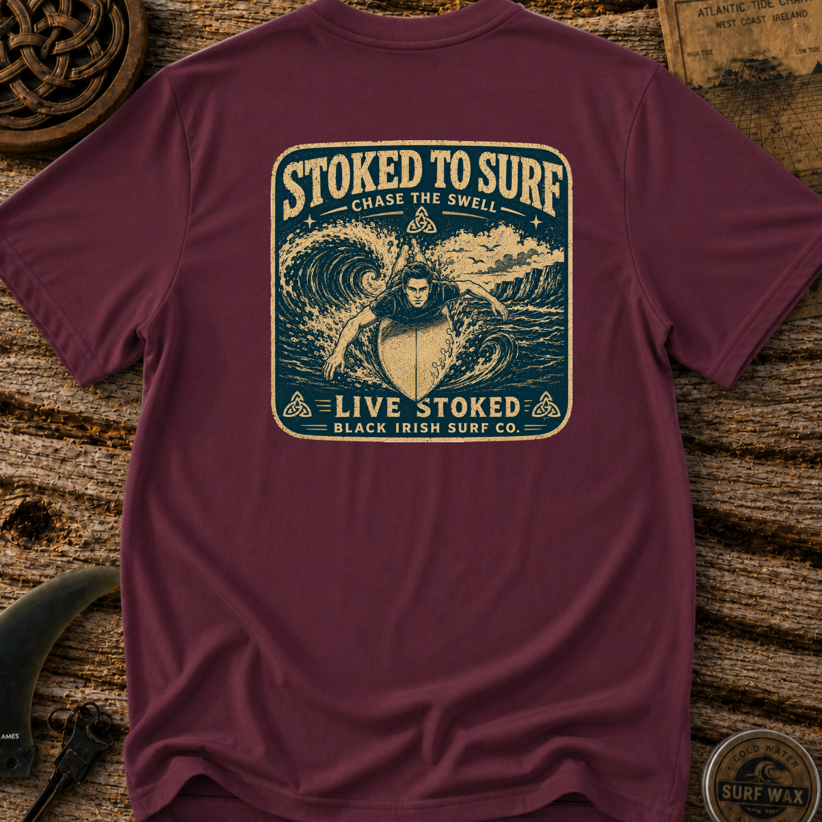 Stoked To Surf (Male) T-shirt