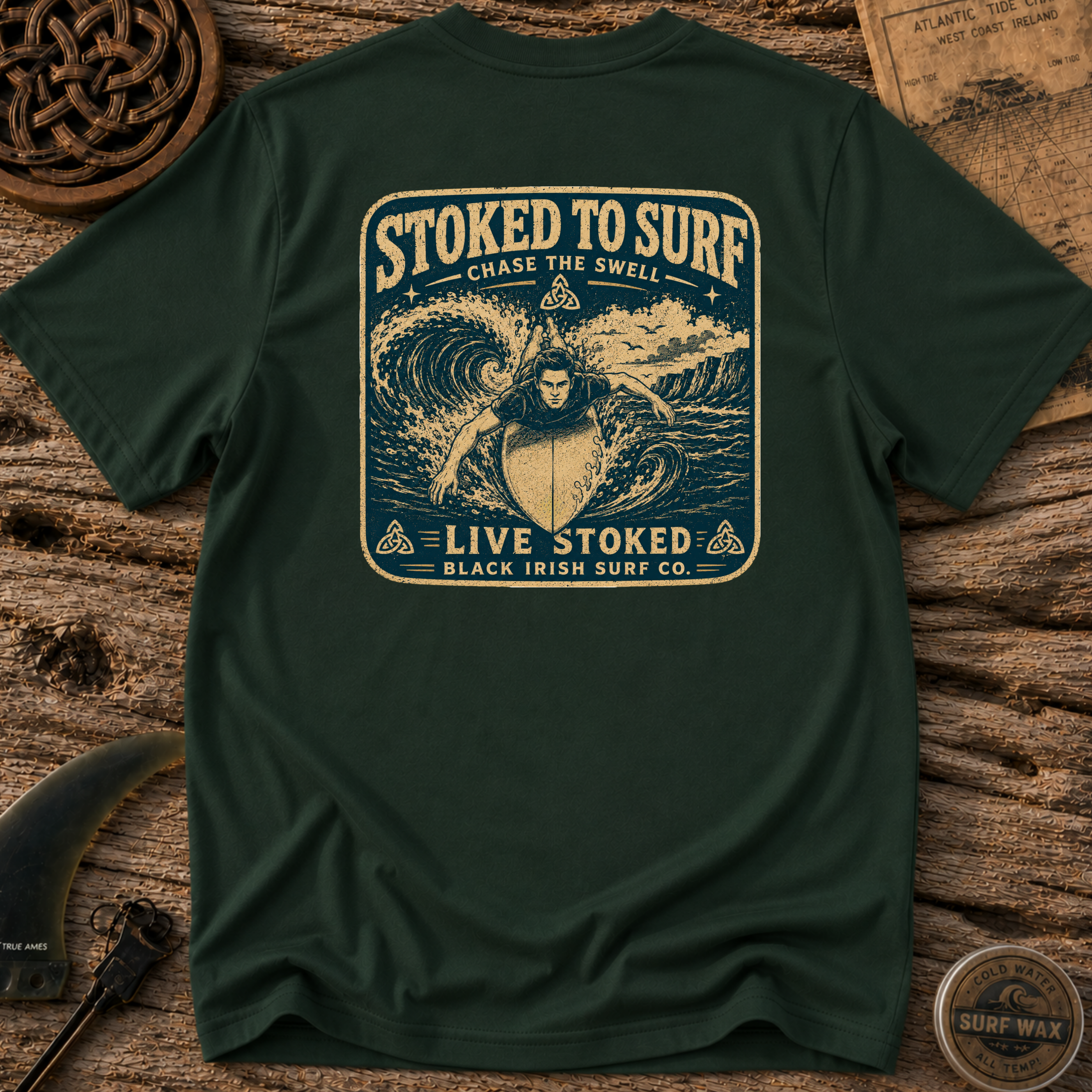 Stoked To Surf (Male) T-shirt