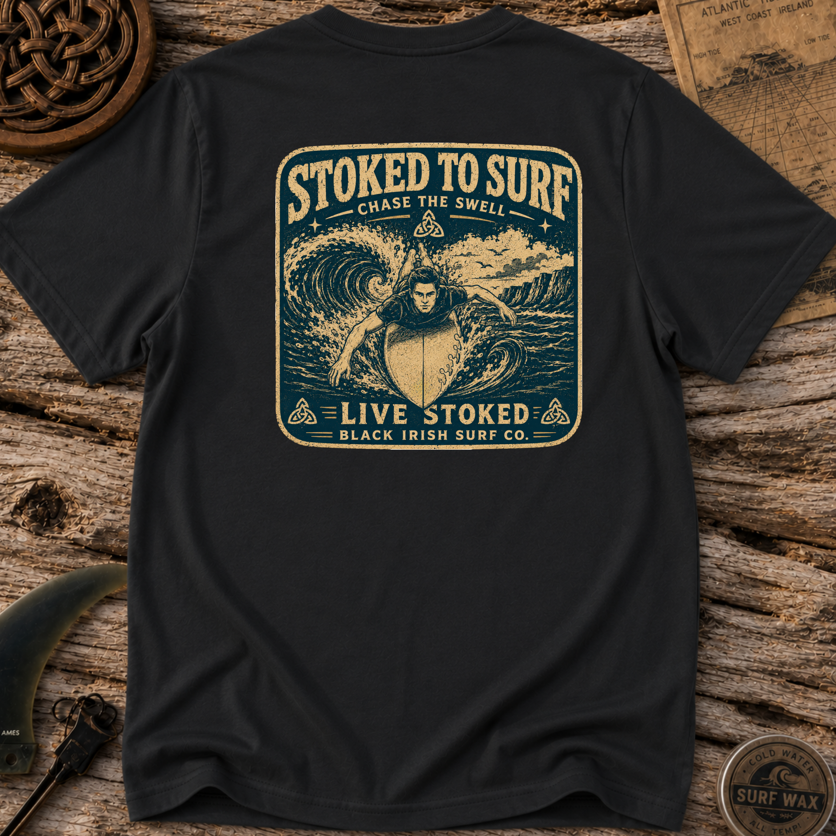 Stoked To Surf (Male) T-shirt