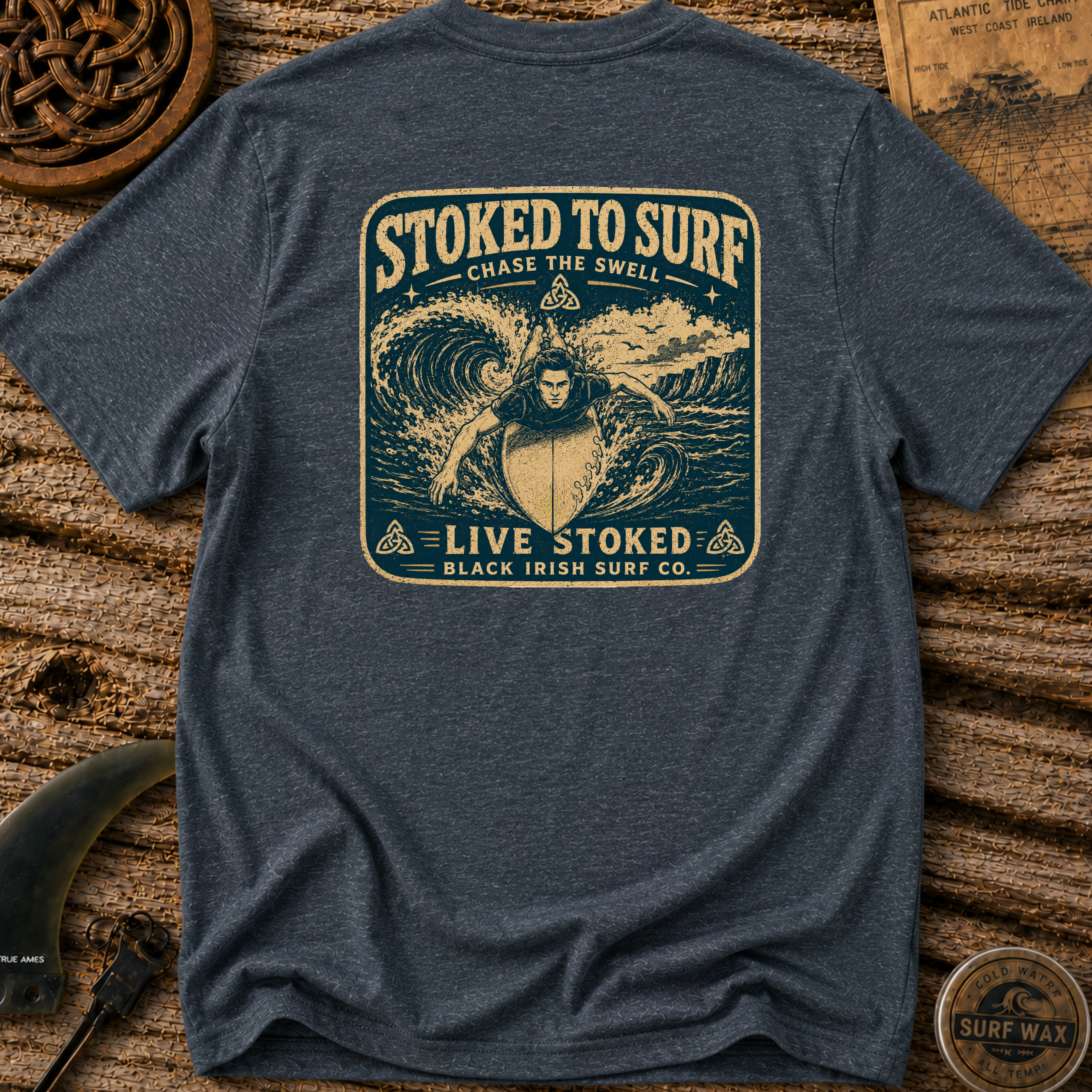 Stoked To Surf (Male) T-shirt