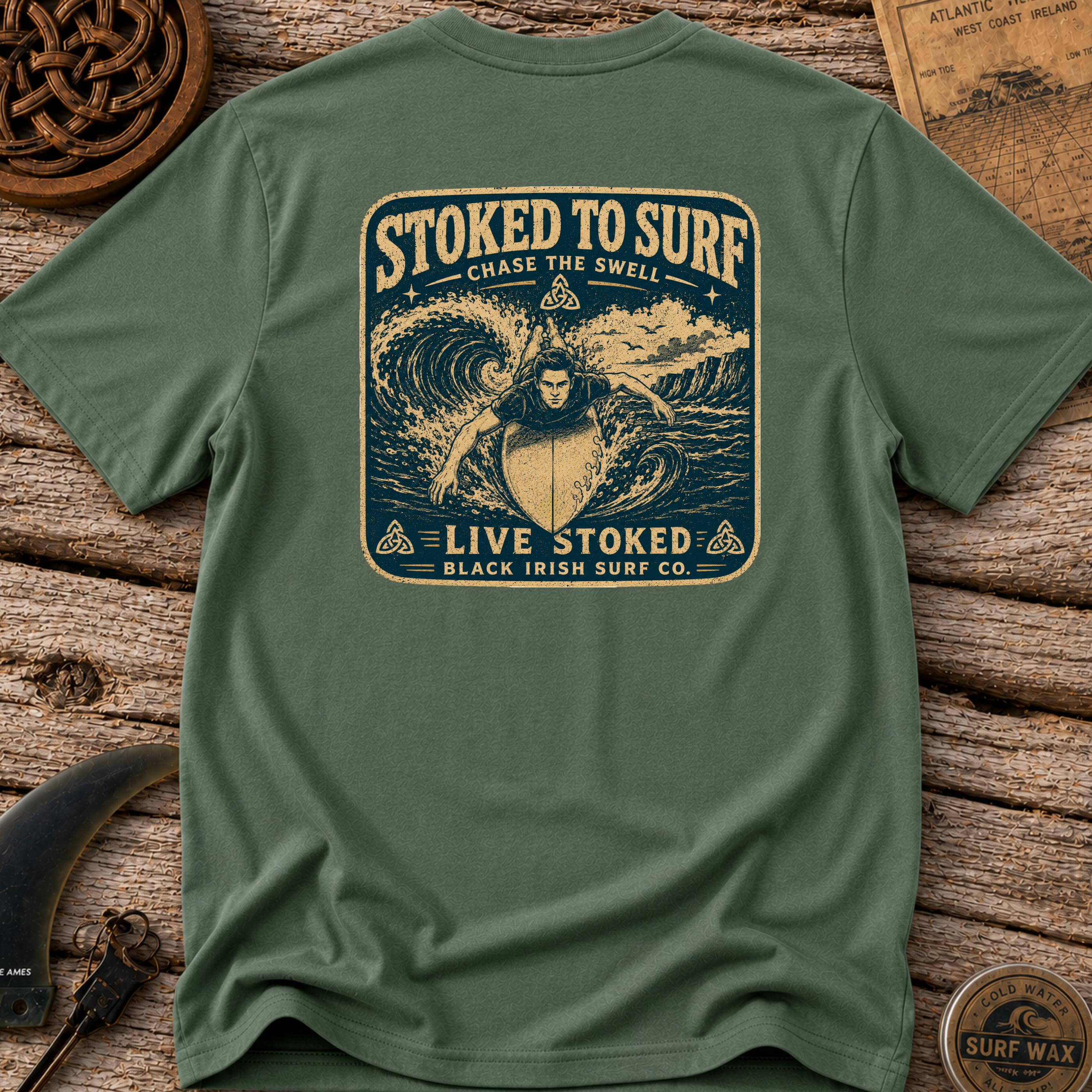 Stoked To Surf (Male) T-shirt
