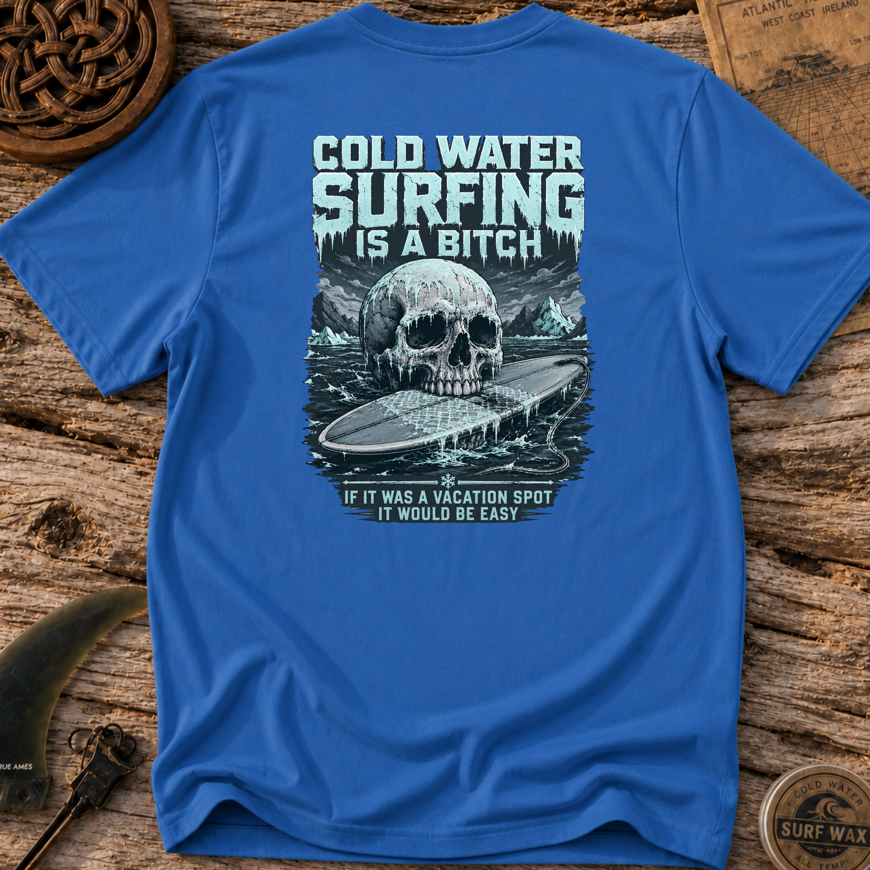Cold Water Surfing Is a Bi*** Surfing T-shirt