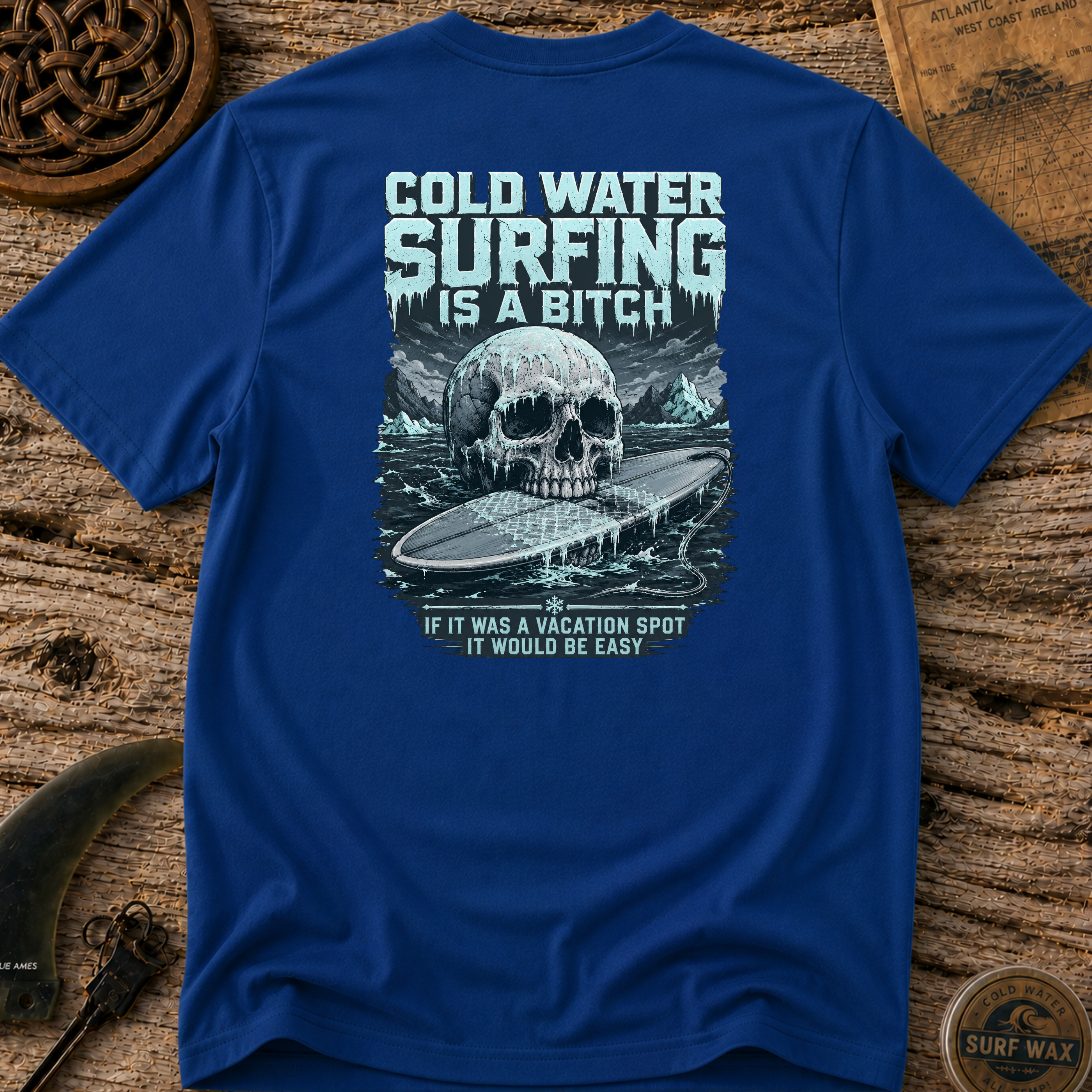Cold Water Surfing Is a Bi*** Surfing T-shirt