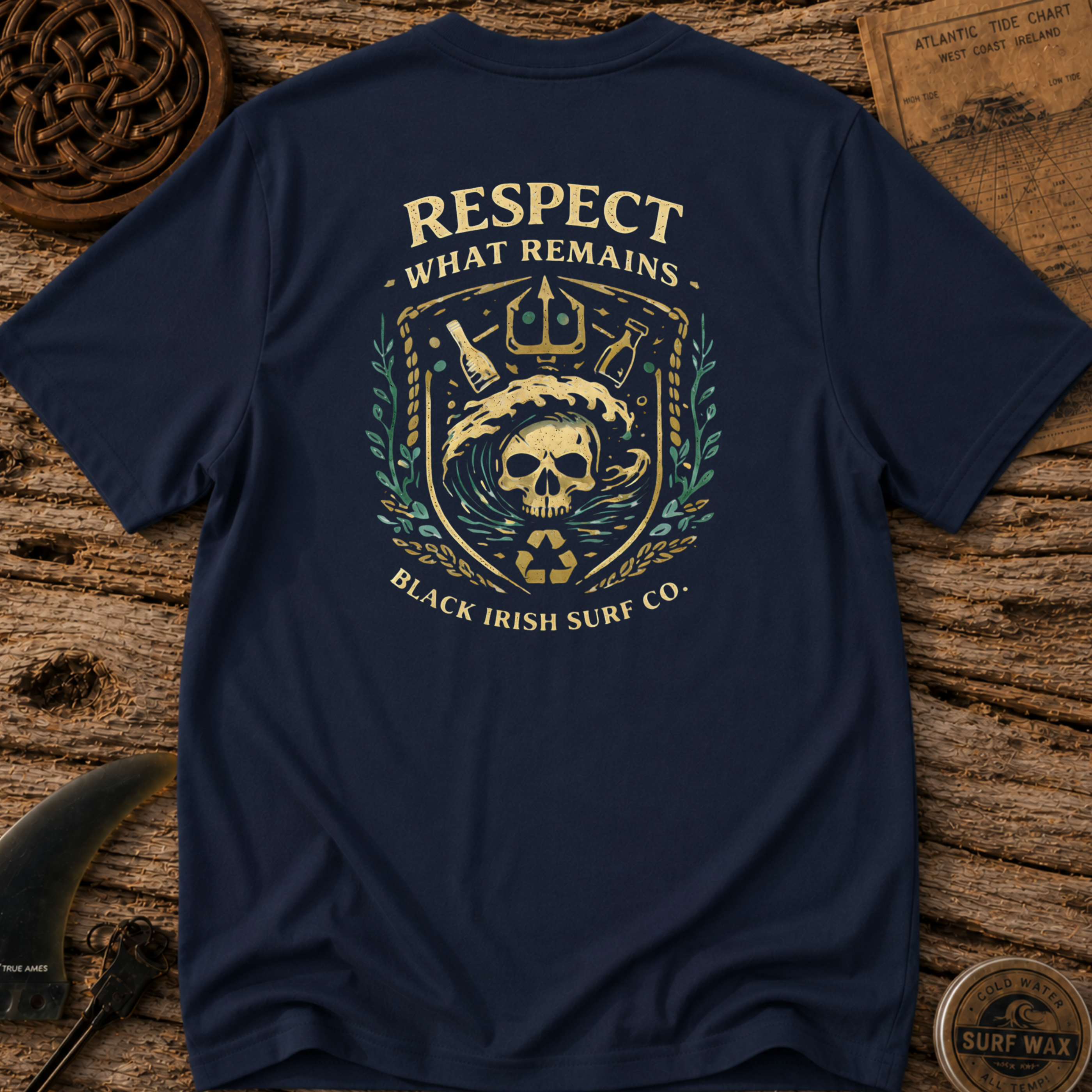 Respect and Protect the Ocean Surfing T-shirt