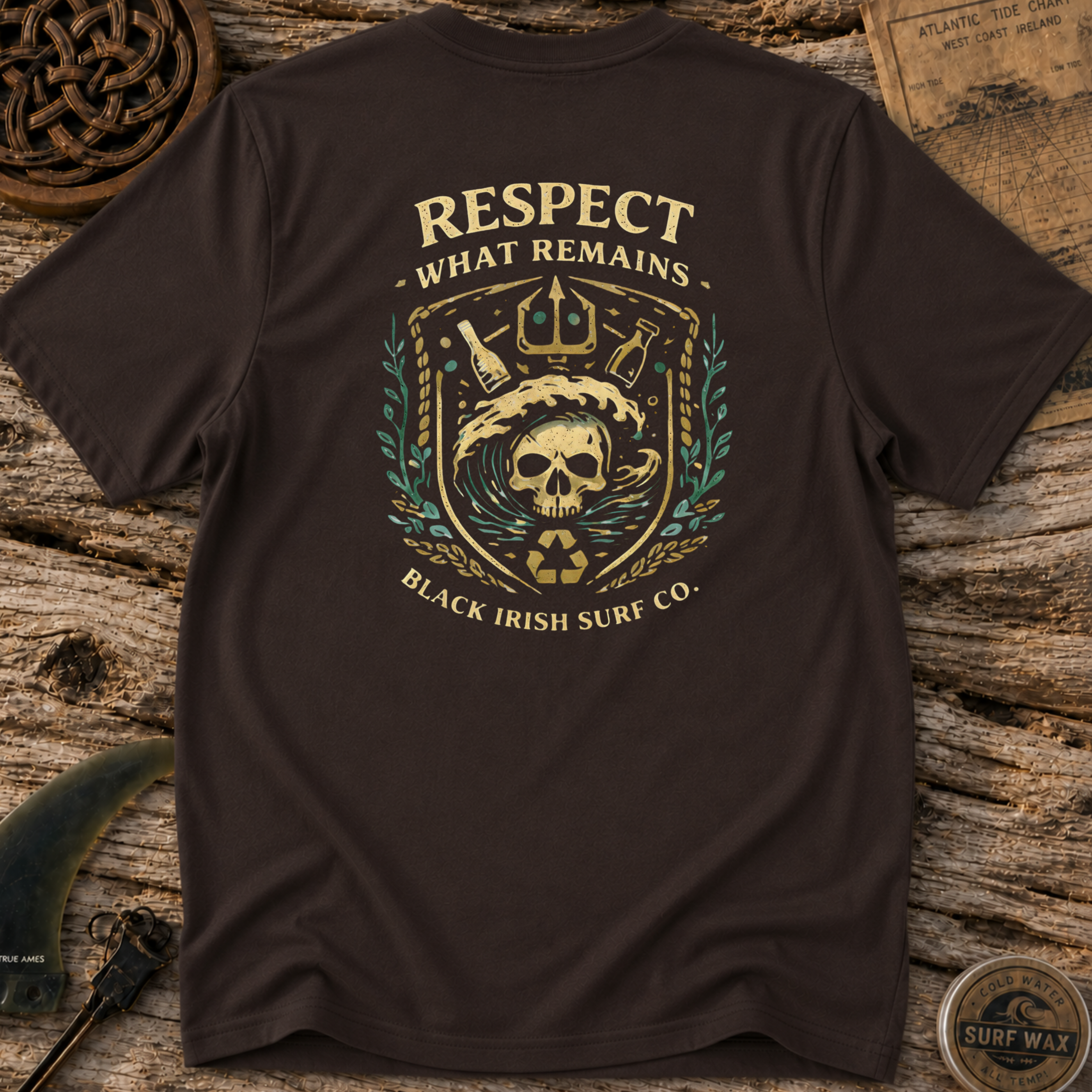 Respect and Protect the Ocean Surfing T-shirt