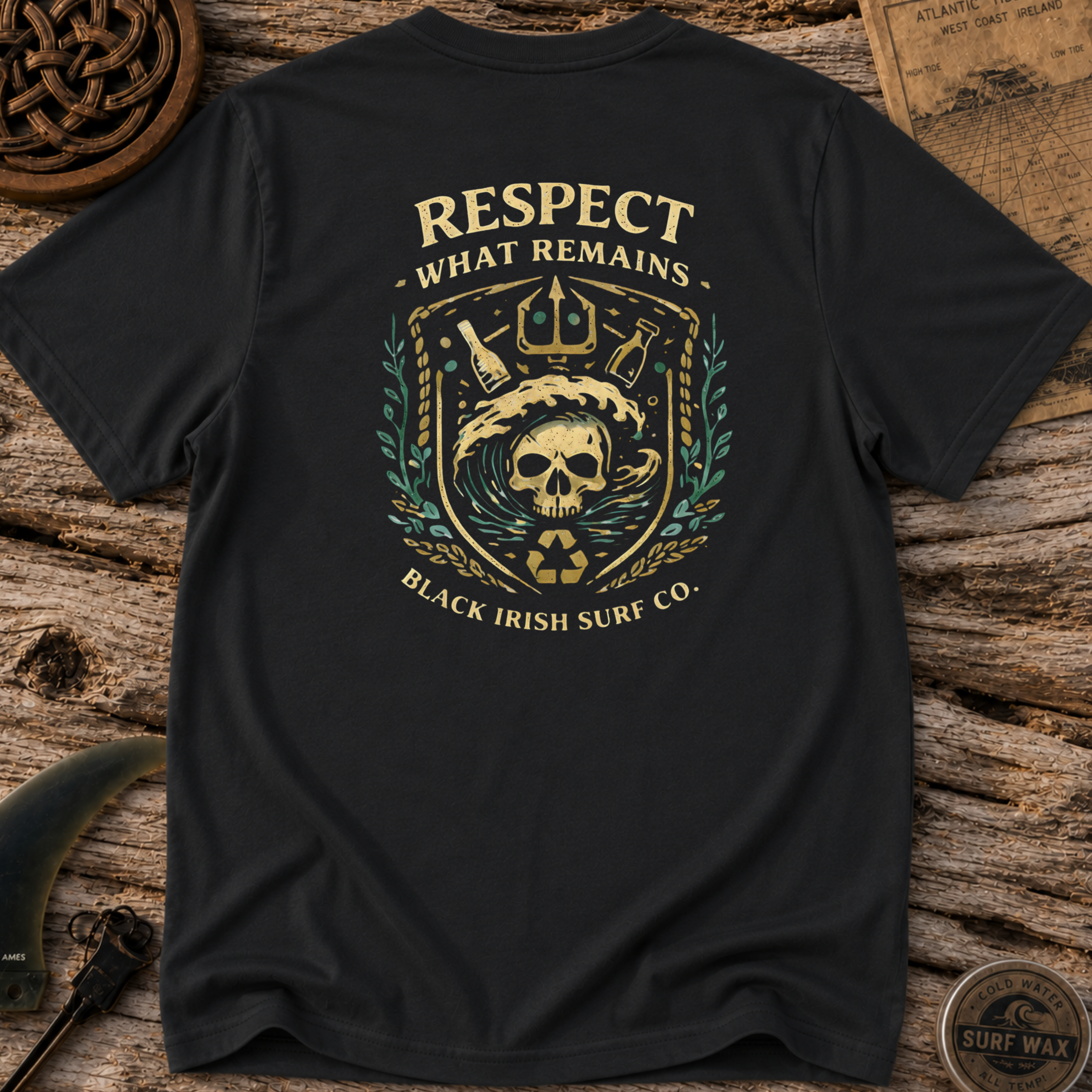 Respect and Protect the Ocean Surfing T-shirt