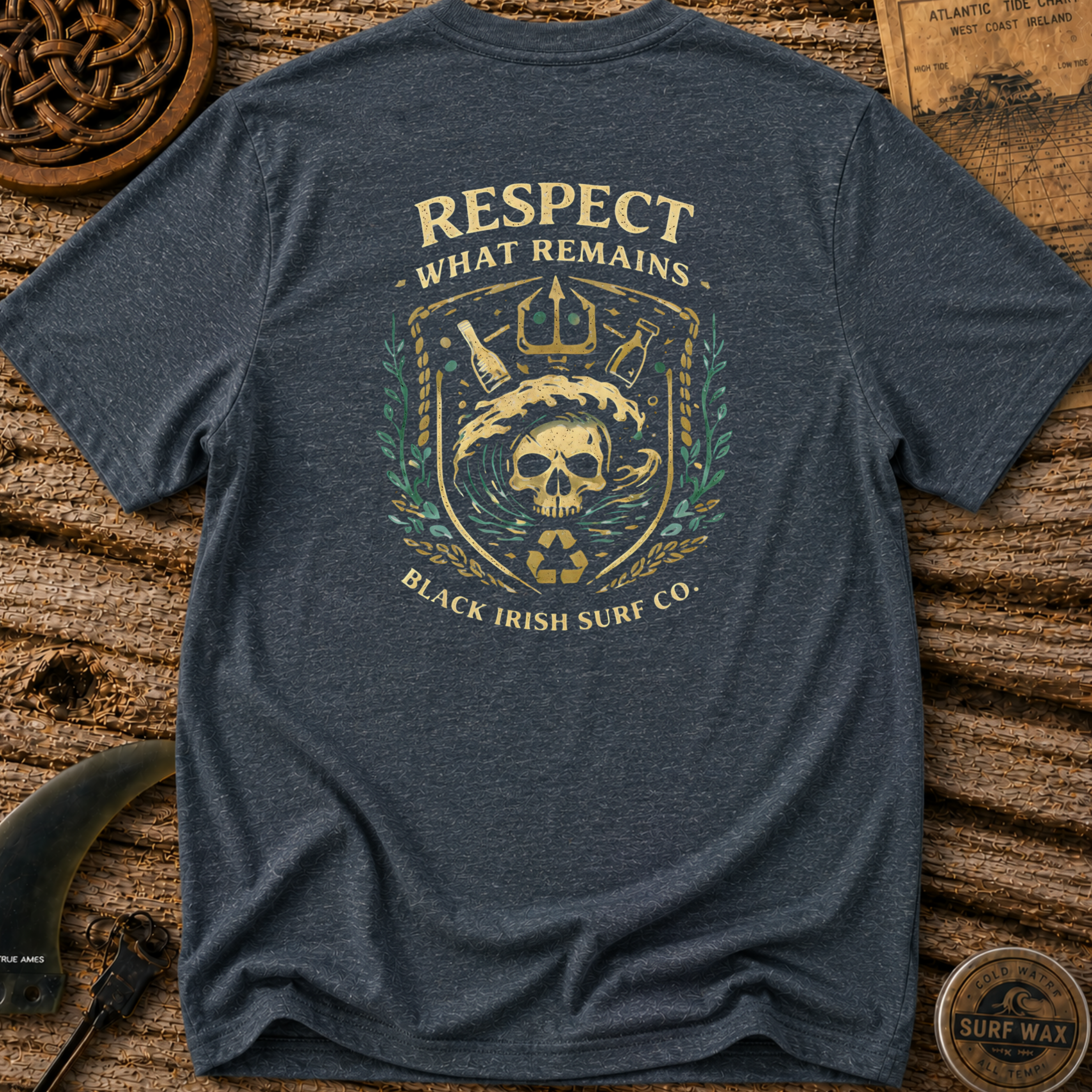 Respect and Protect the Ocean Surfing T-shirt