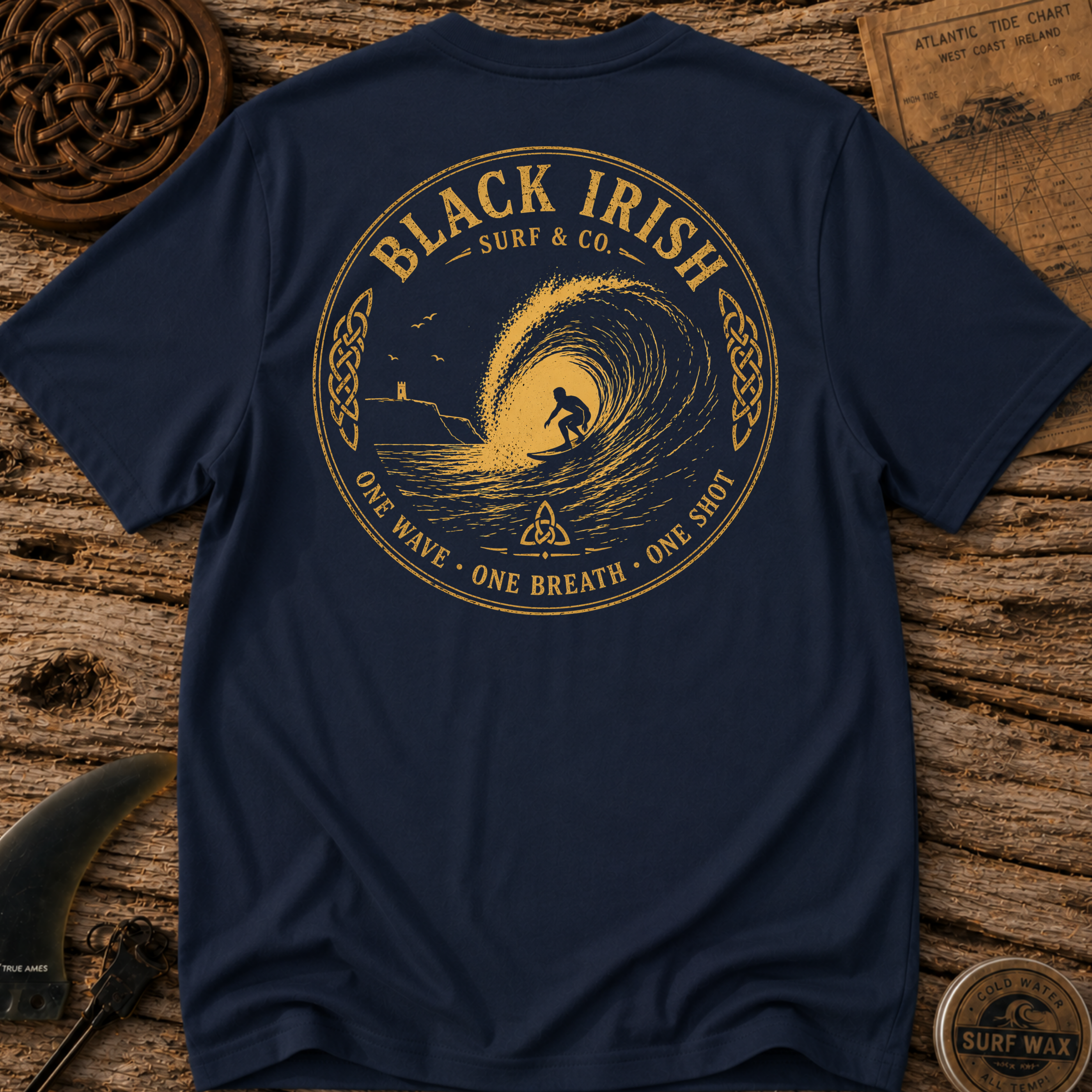 One Wave One Shot  Surfing T-shirt