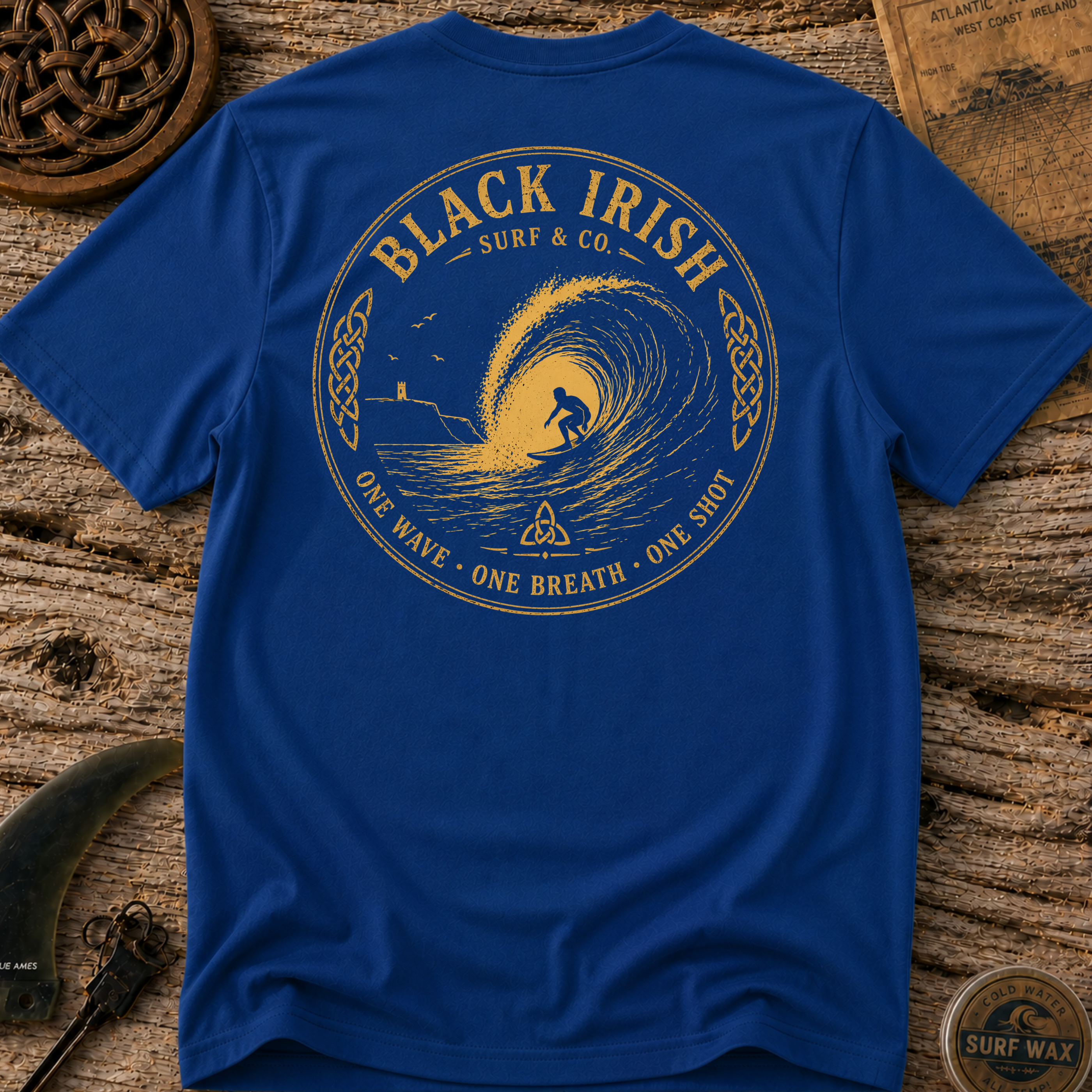 One Wave One Shot  Surfing T-shirt