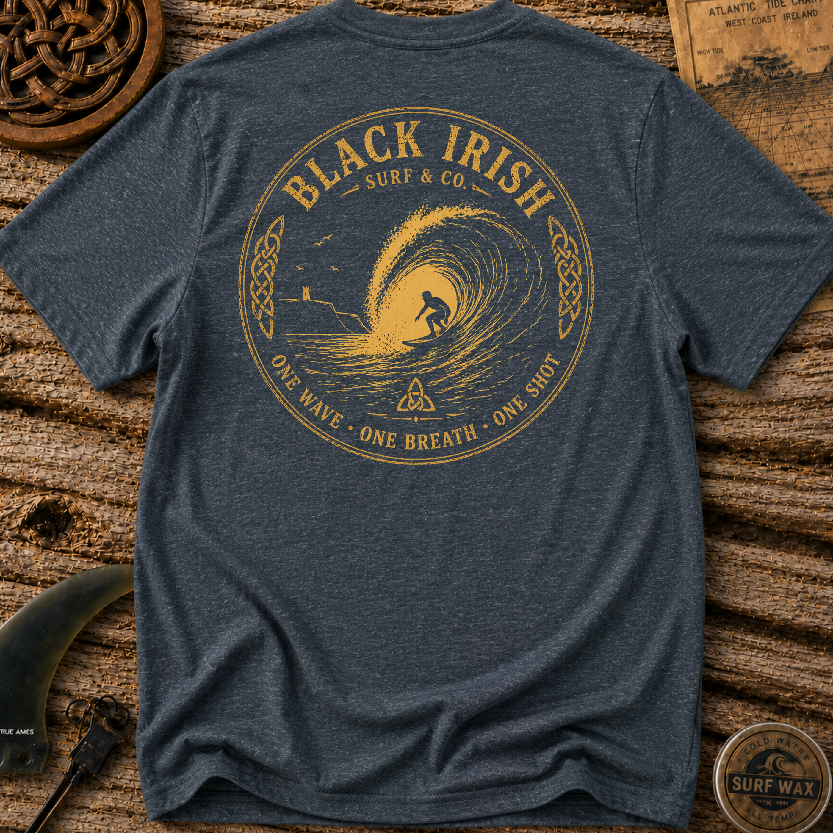 One Wave One Shot  Surfing T-shirt