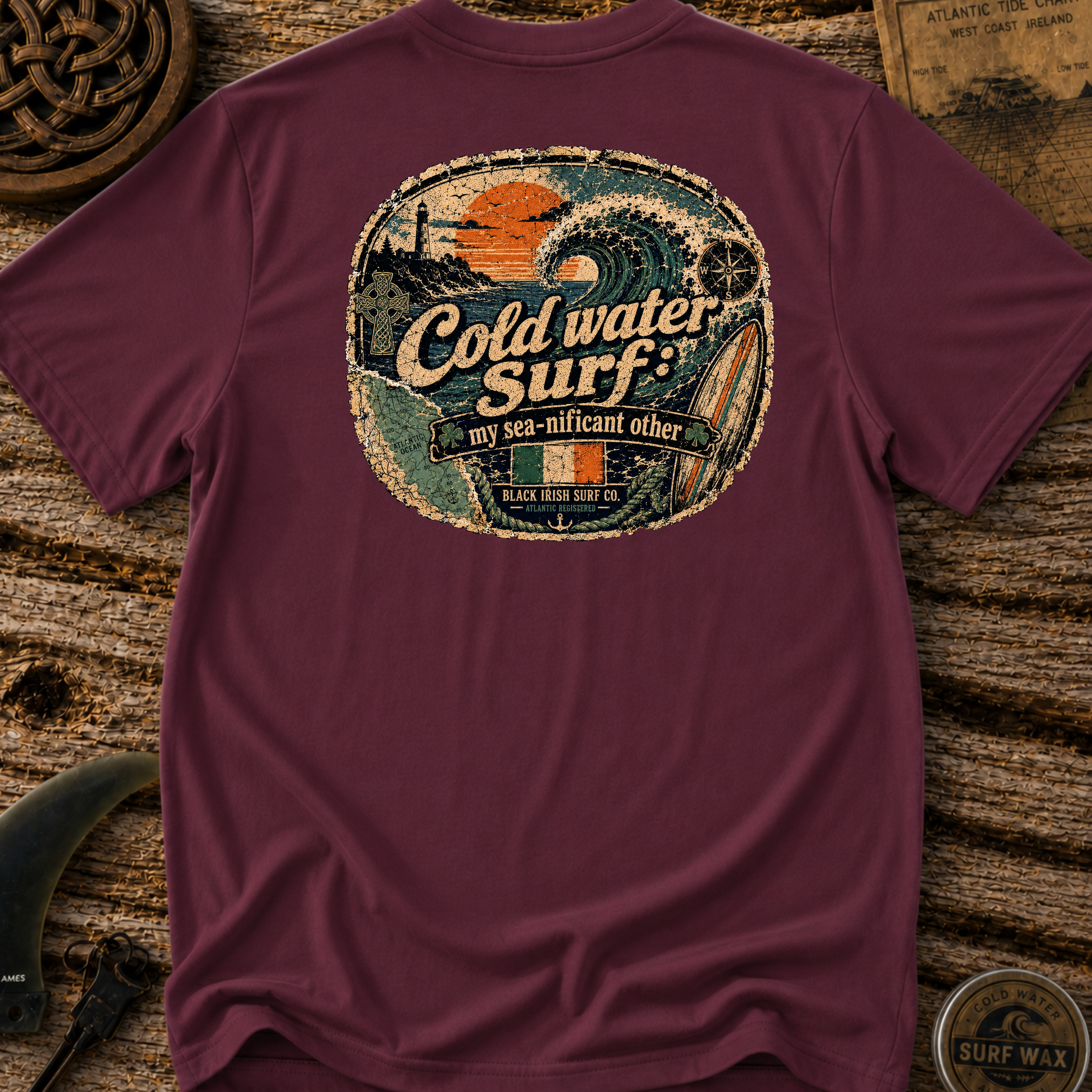 Black Irish My Sea-nificant Other Surfing T-shirt