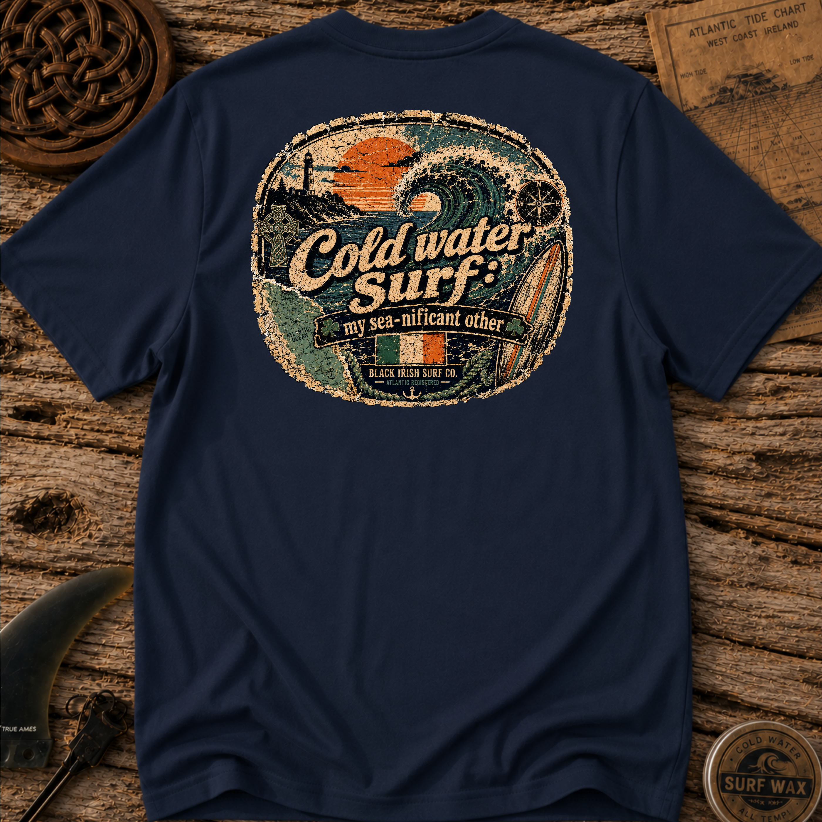 Black Irish My Sea-nificant Other Surfing T-shirt