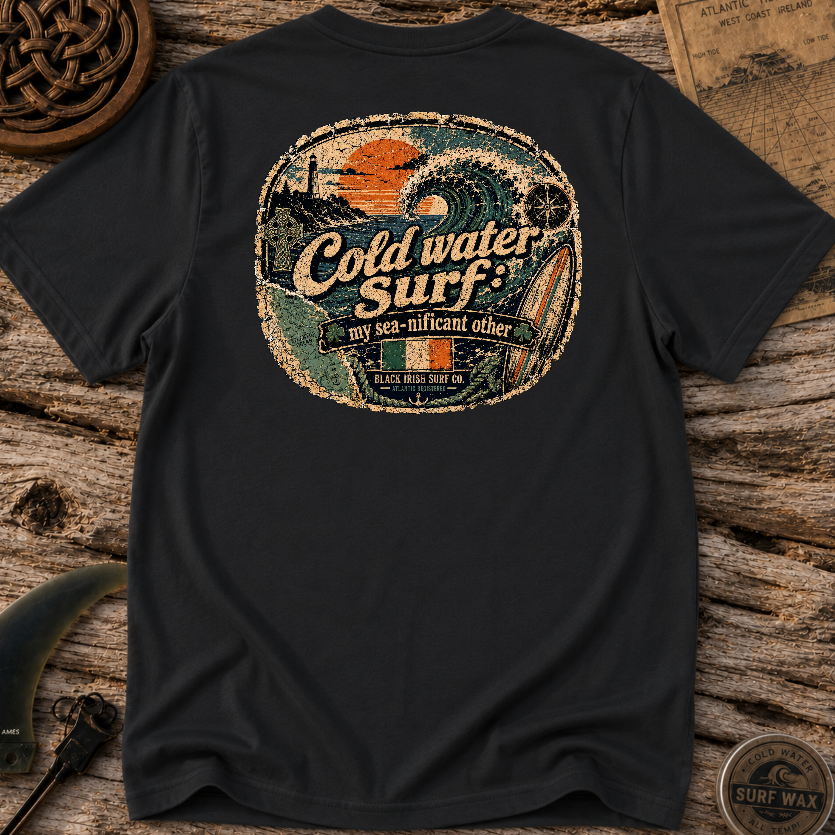 Black Irish My Sea-nificant Other Surfing T-shirt