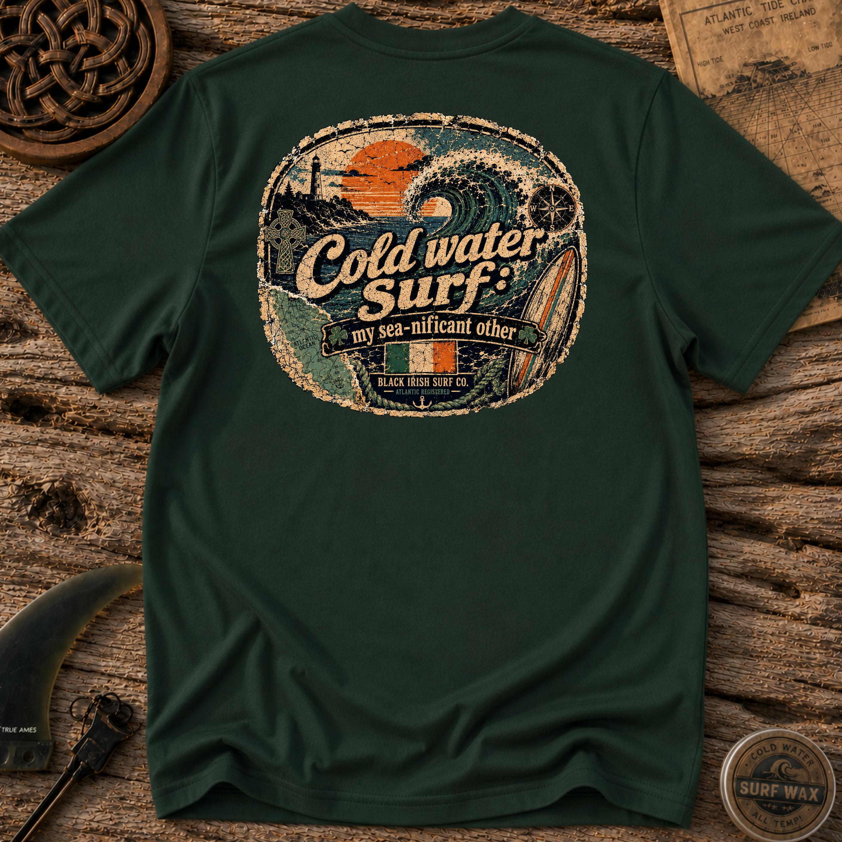 Black Irish My Sea-nificant Other Surfing T-shirt