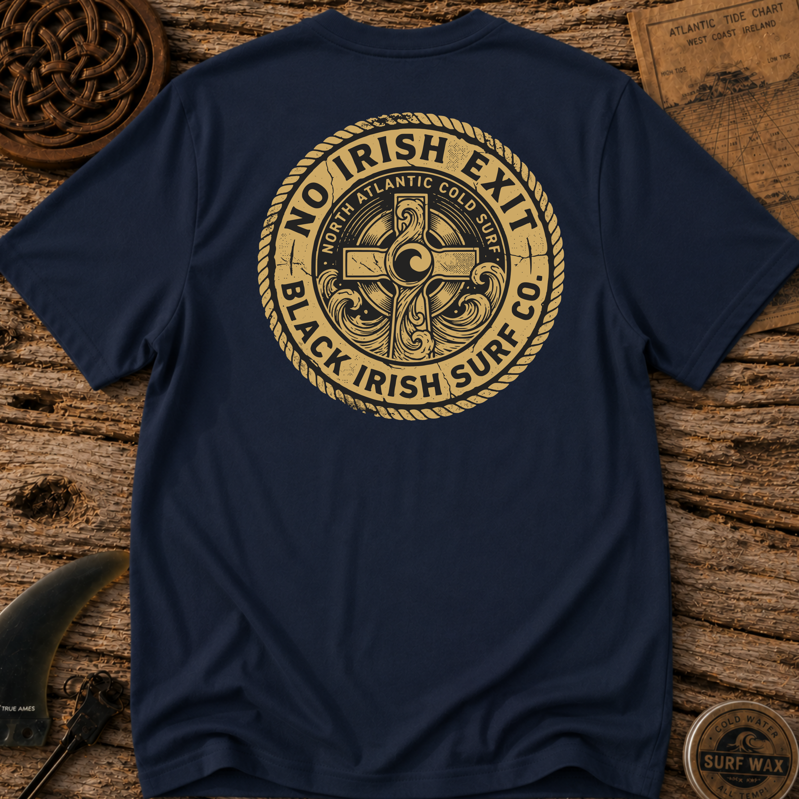 No Irish Exit  Surfing T-shirt