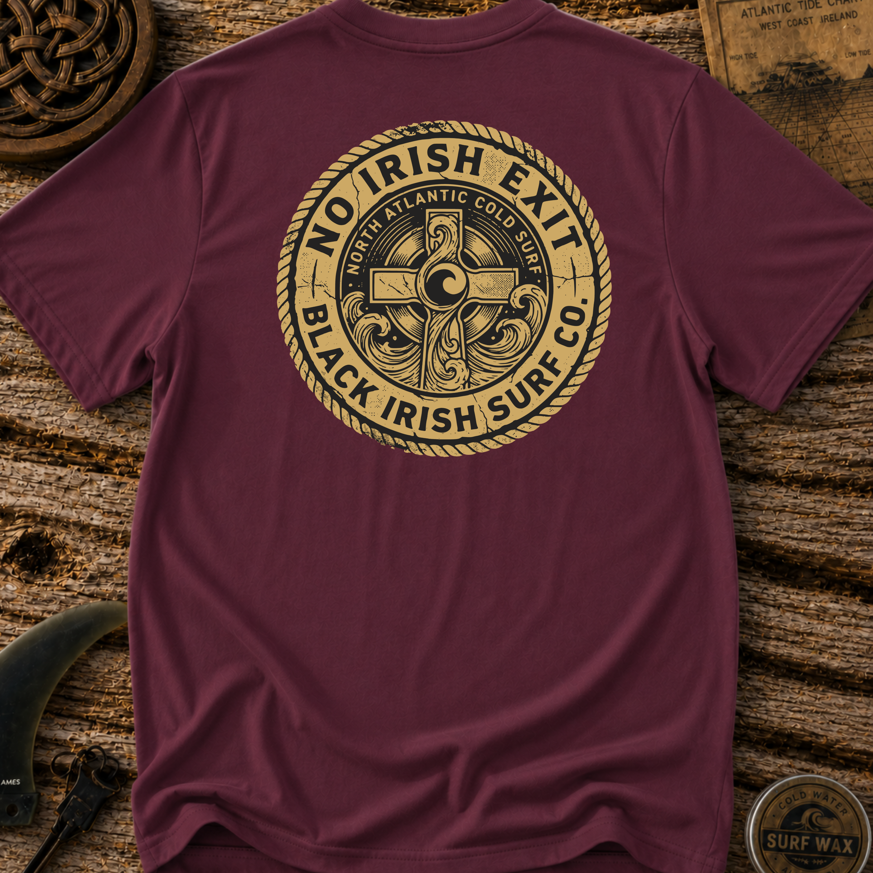No Irish Exit  Surfing T-shirt
