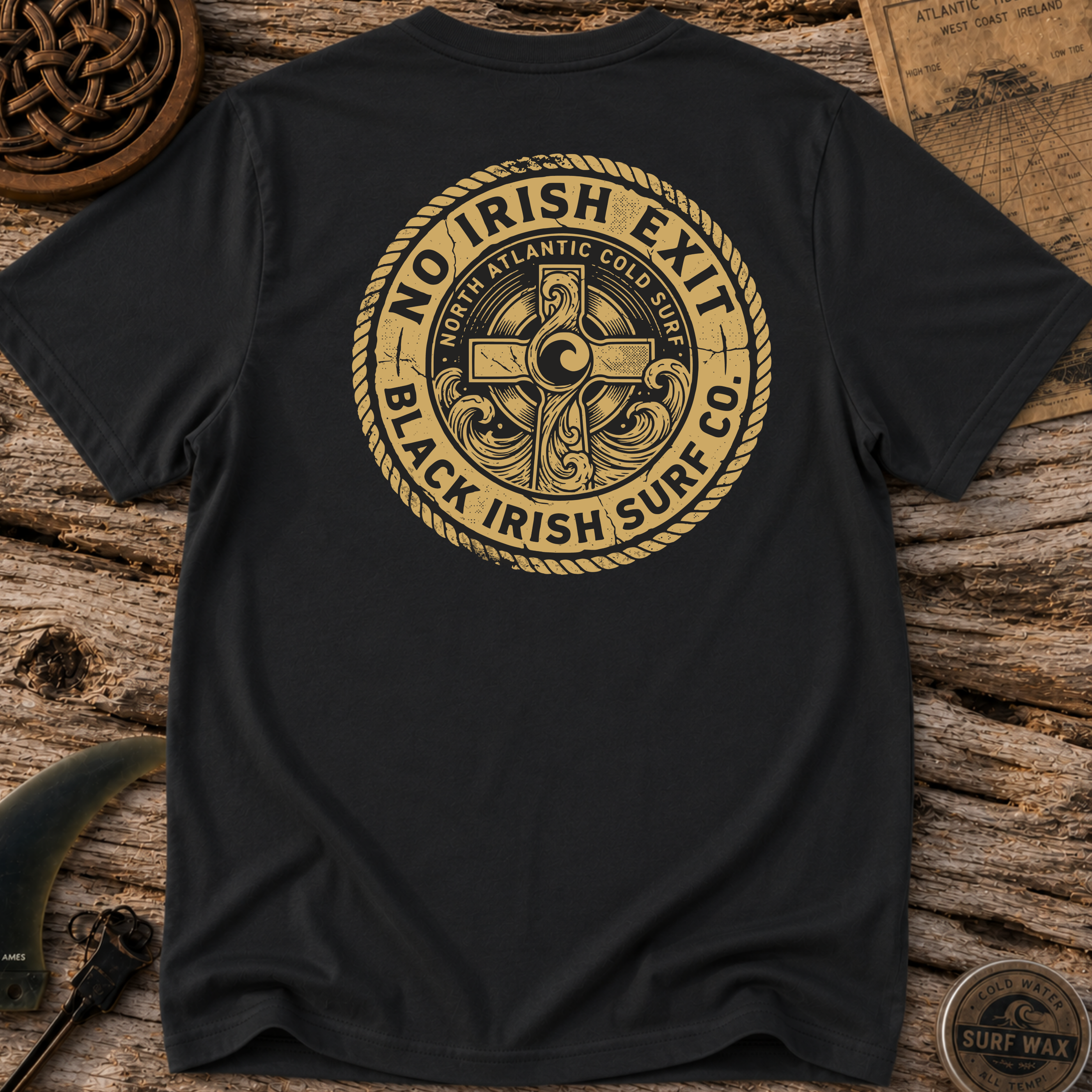 No Irish Exit  Surfing T-shirt