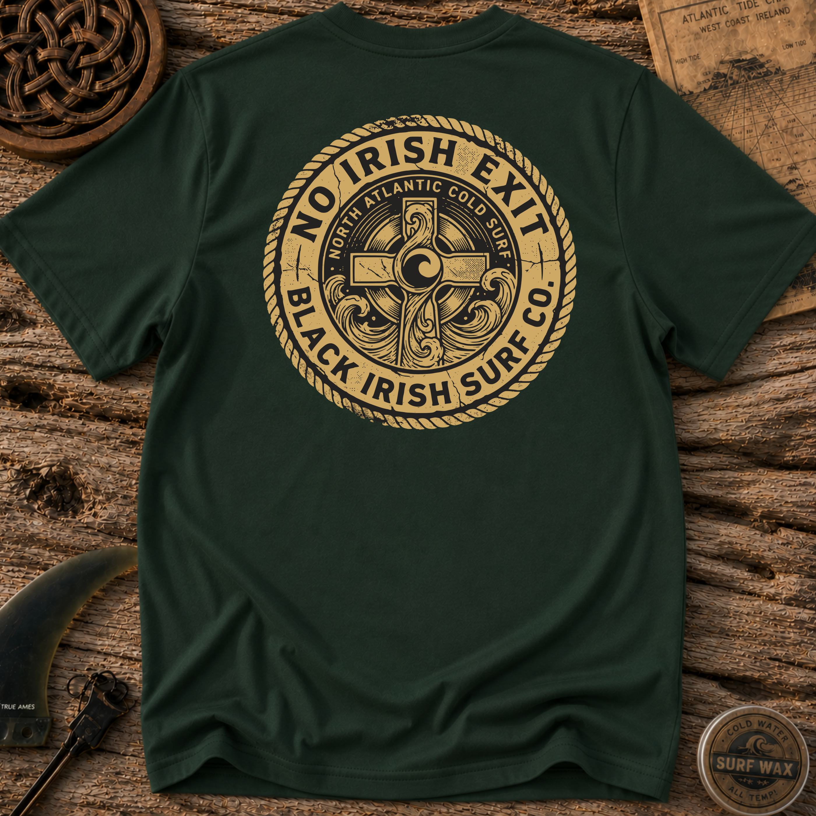No Irish Exit  Surfing T-shirt