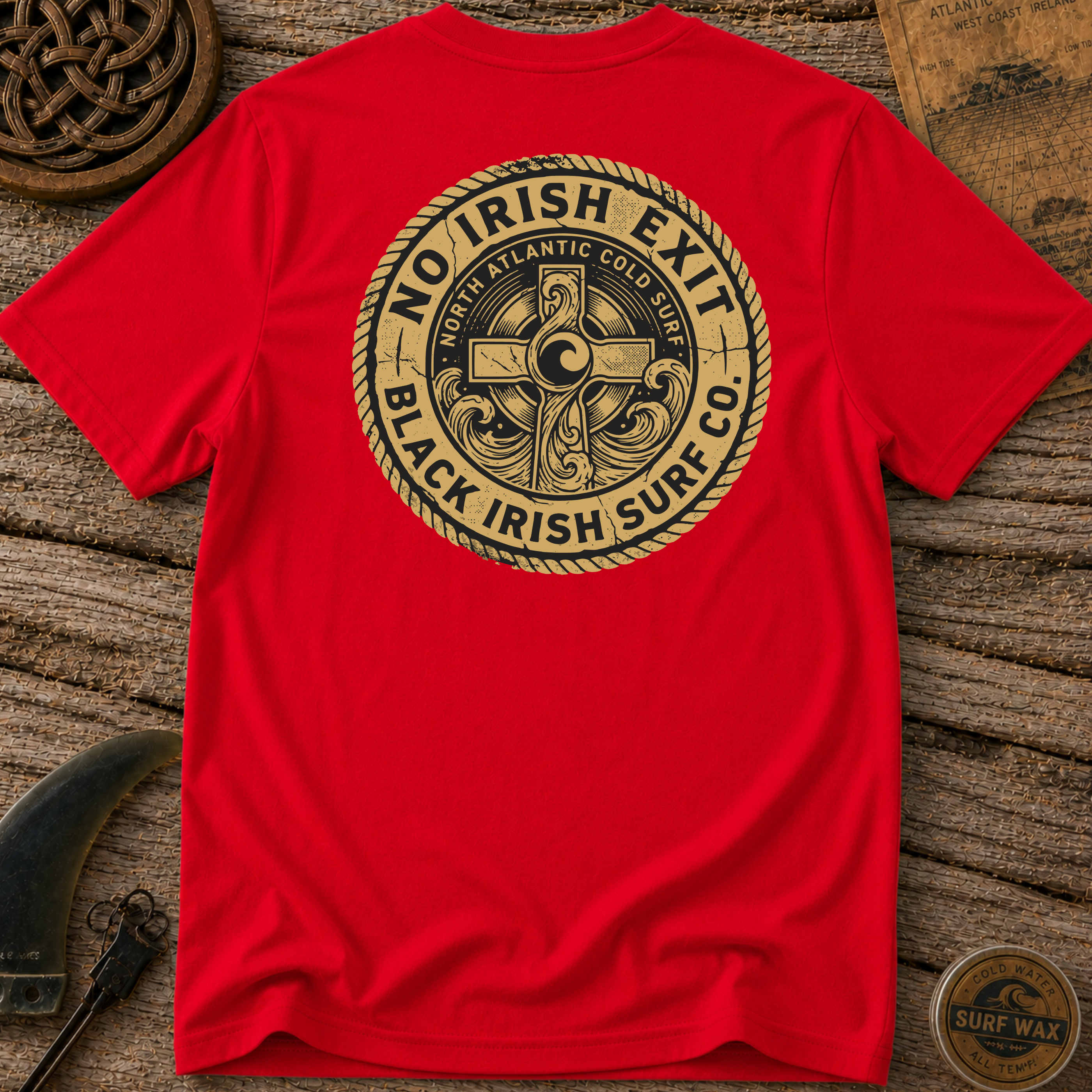 No Irish Exit  Surfing T-shirt