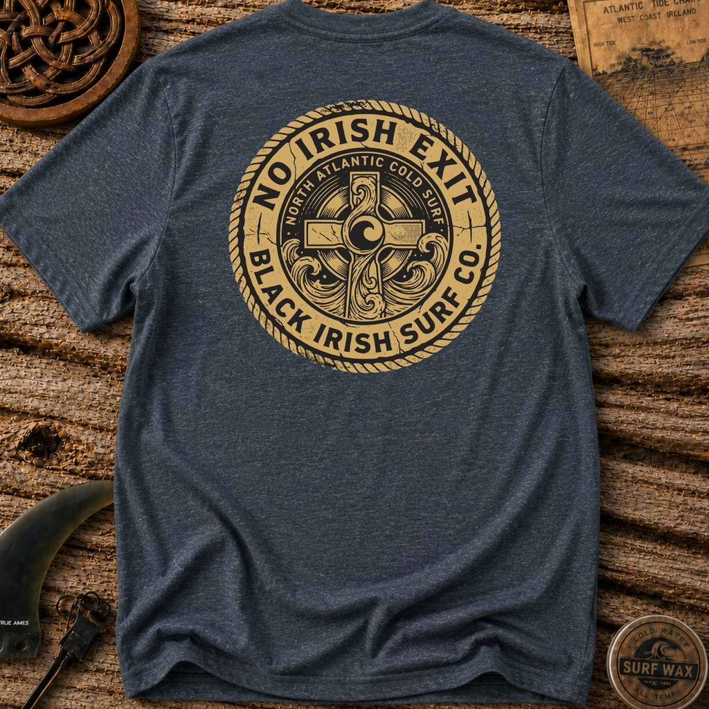No Irish Exit  Surfing T-shirt