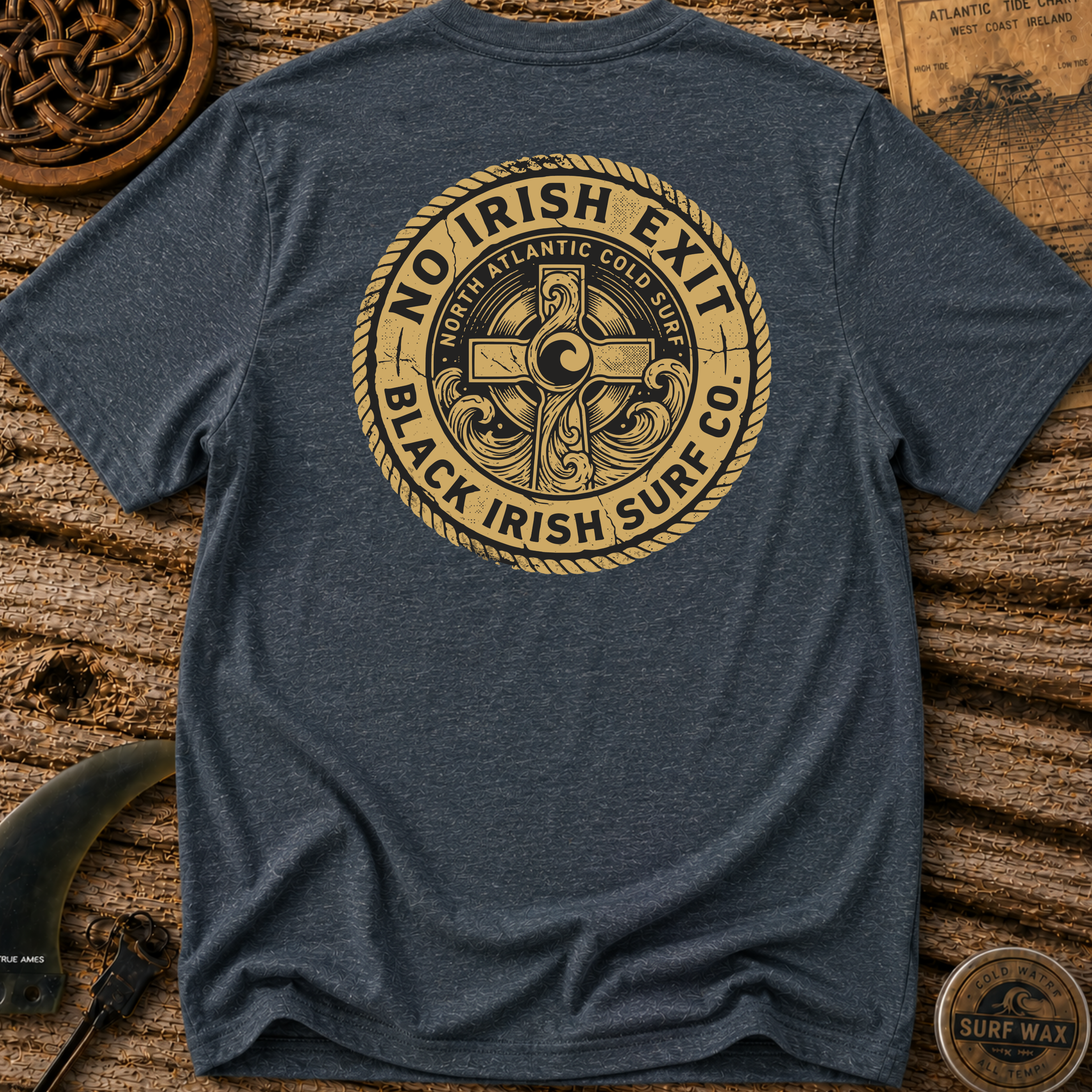 No Irish Exit  Surfing T-shirt