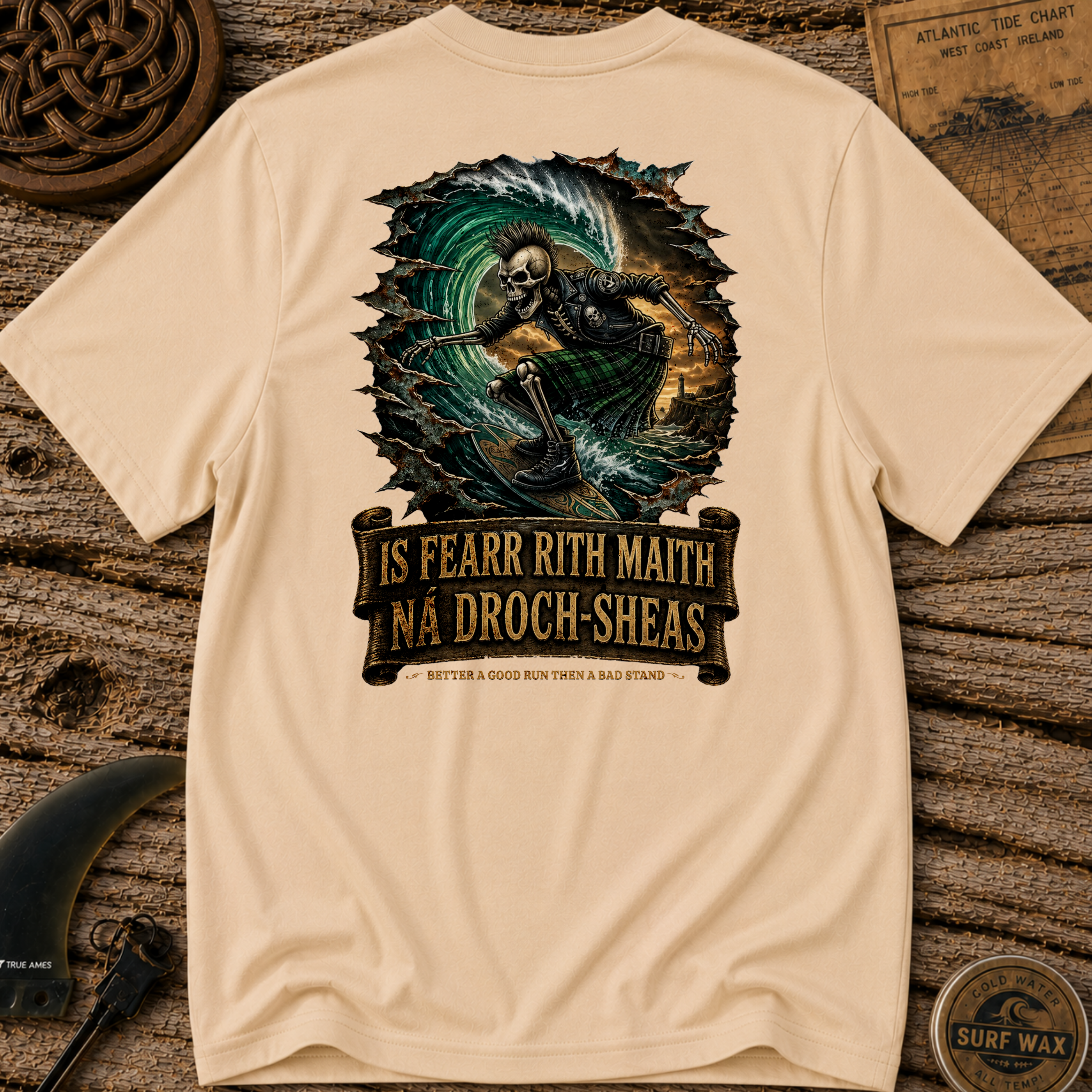 Better A Good Run Than A Bad Stand Surfer T-shirt