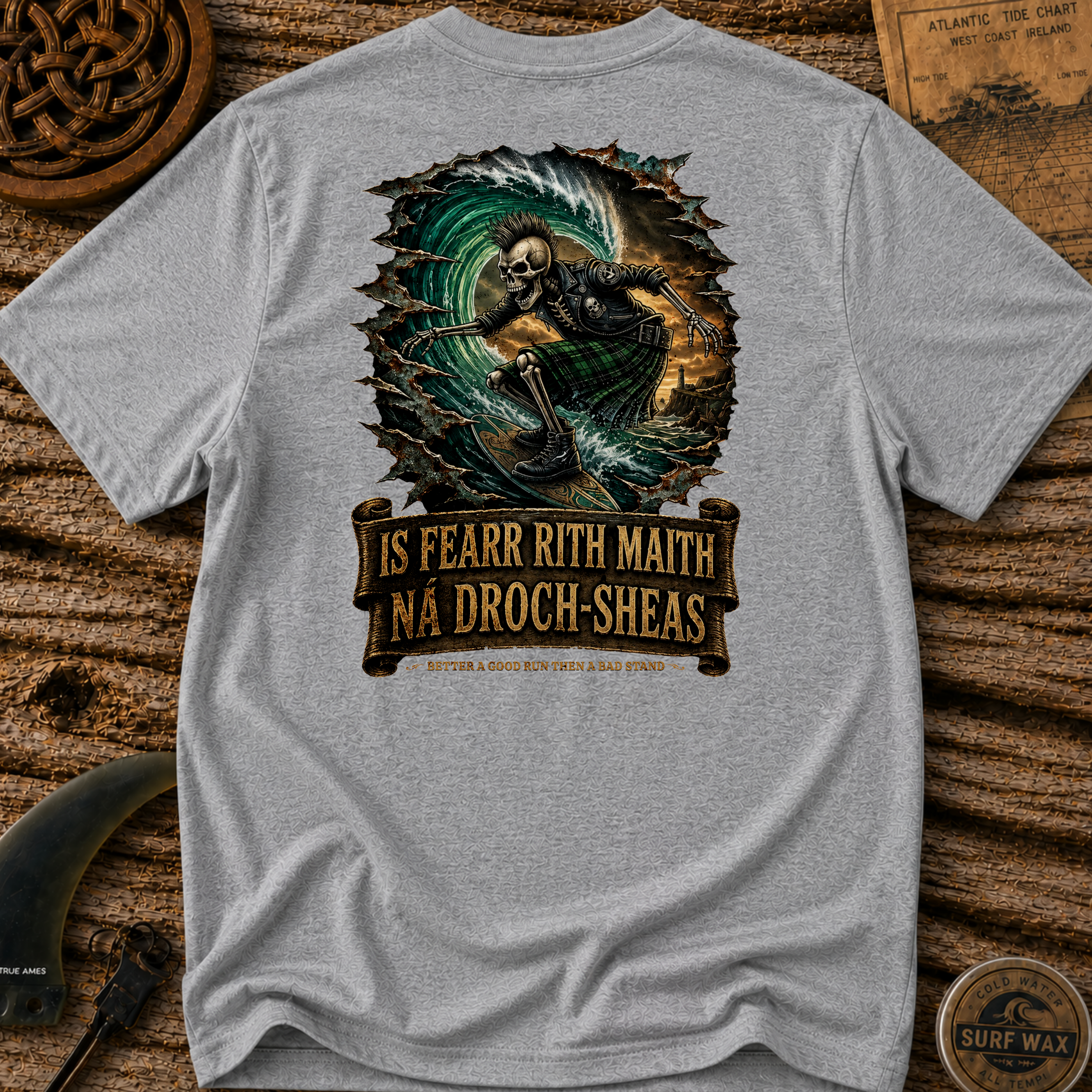 Better A Good Run Than A Bad Stand Surfer T-shirt
