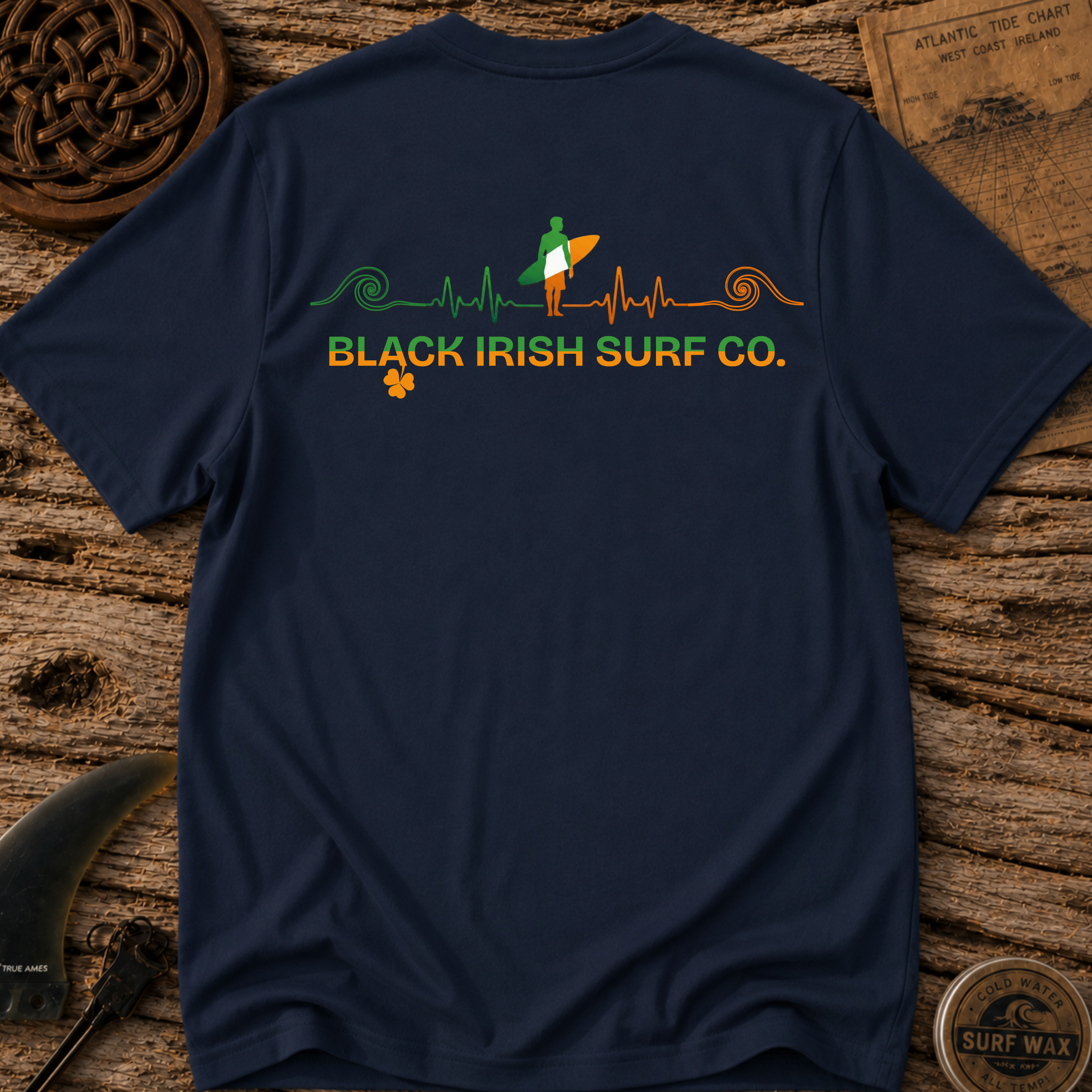 Celtic Heartline Surfing T-shirt