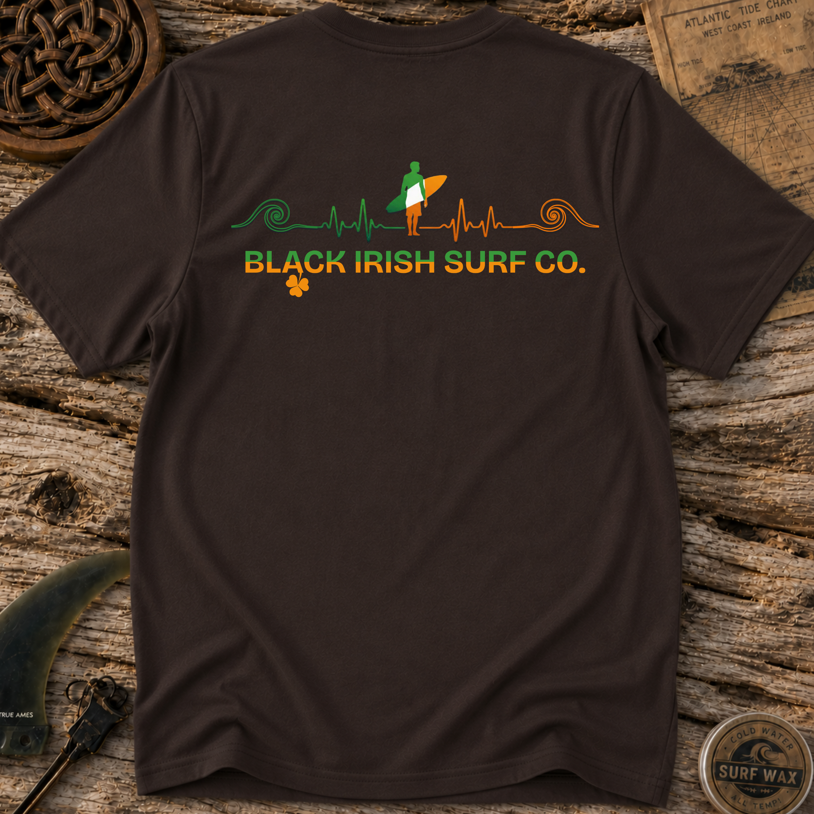 Celtic Heartline Surfing T-shirt