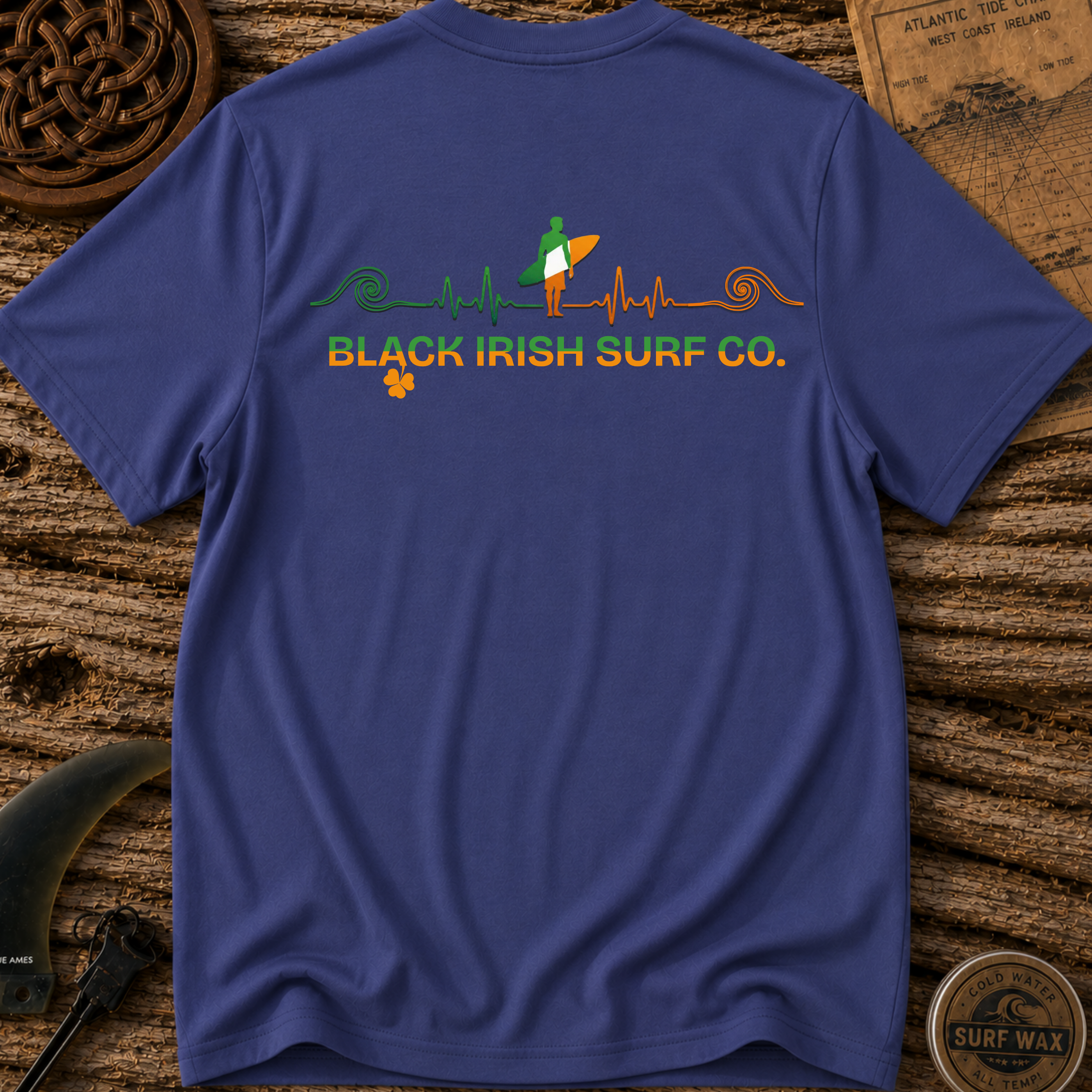 Celtic Heartline Surfing T-shirt
