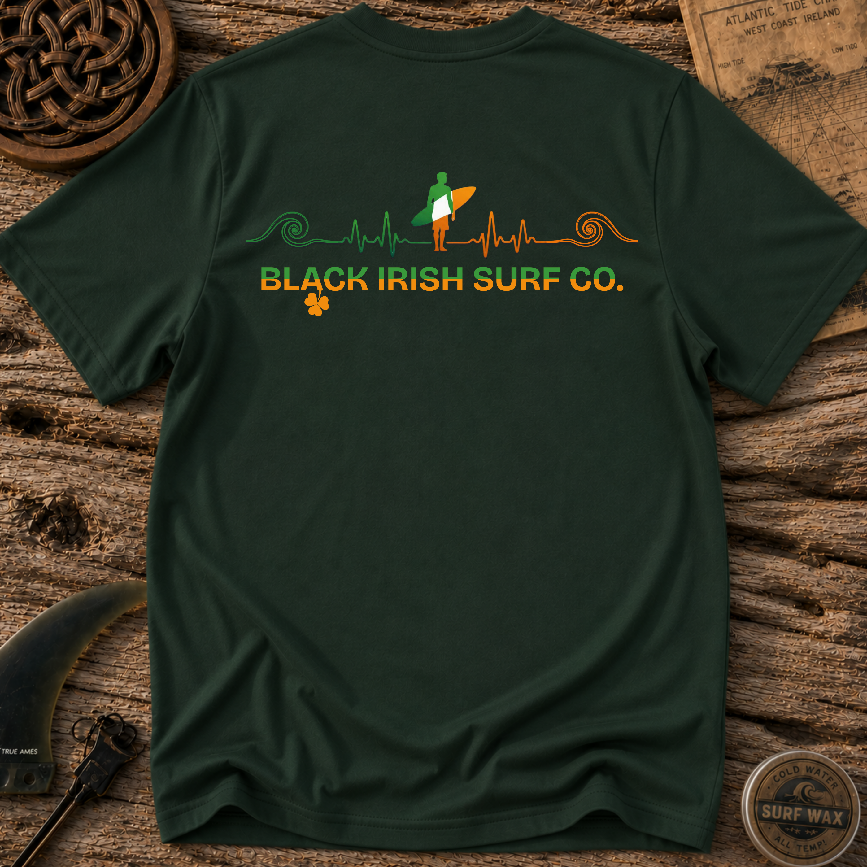 Celtic Heartline Surfing T-shirt