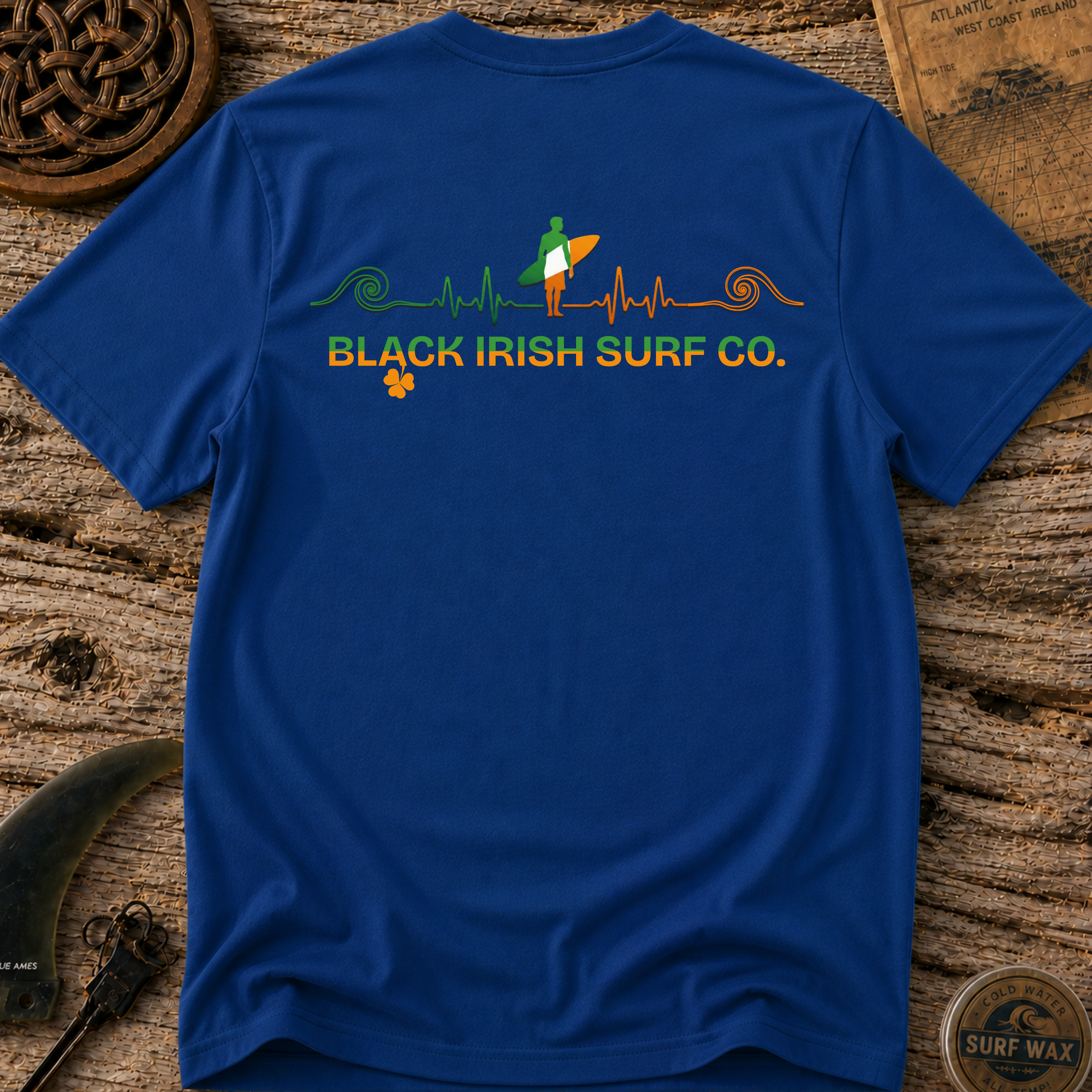 Celtic Heartline Surfing T-shirt