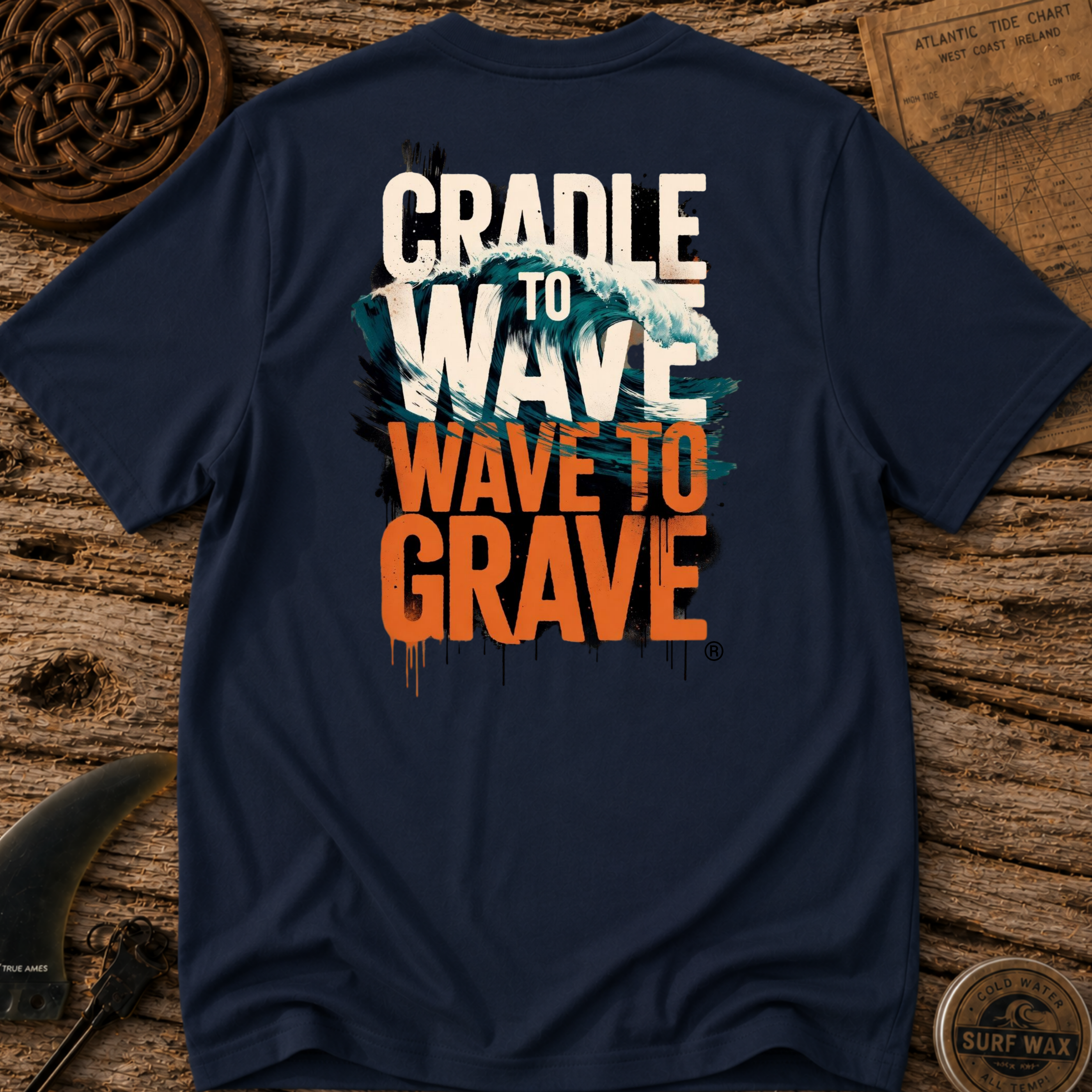 Streetwear Style Cradle To Wave T-shirt