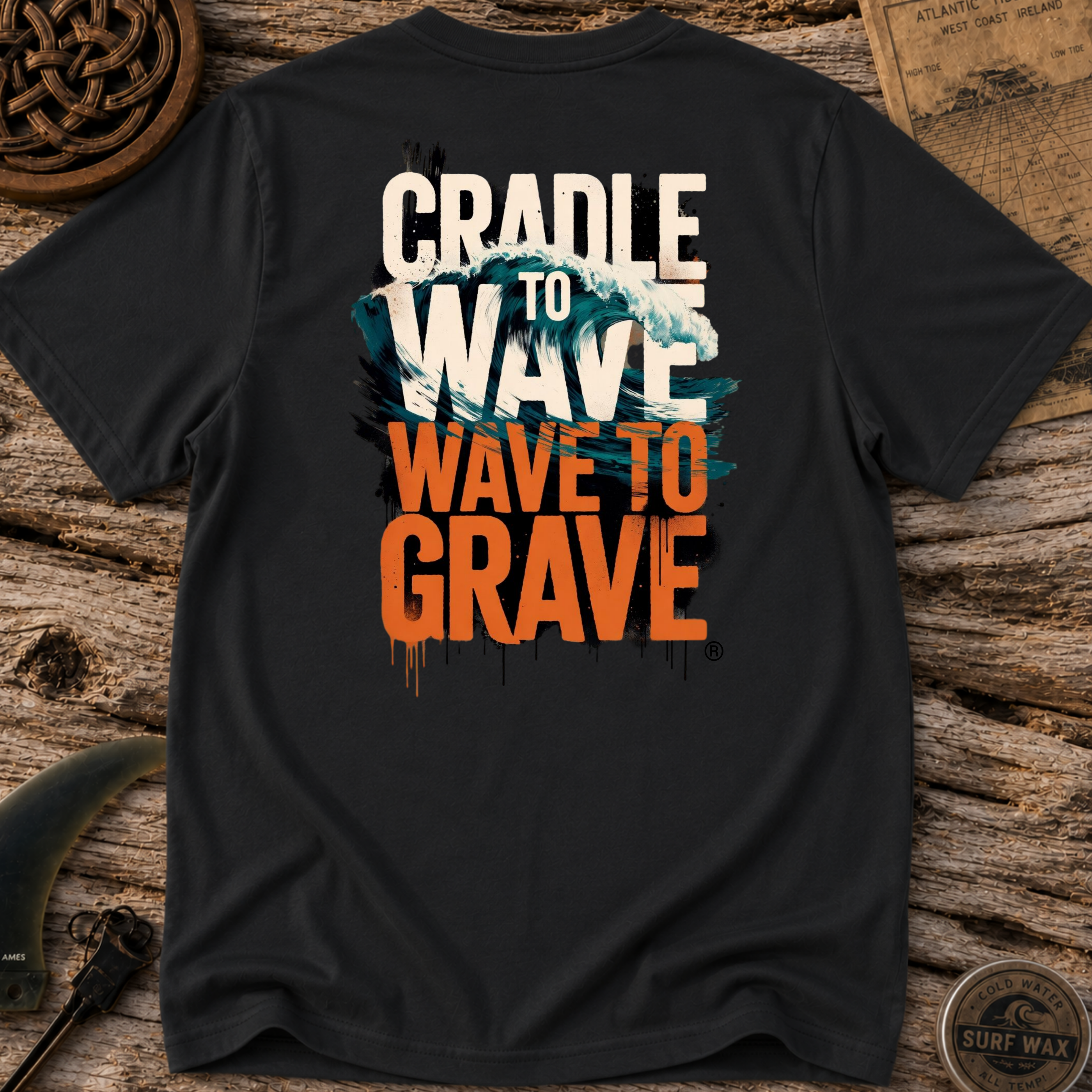 Streetwear Style Cradle To Wave T-shirt