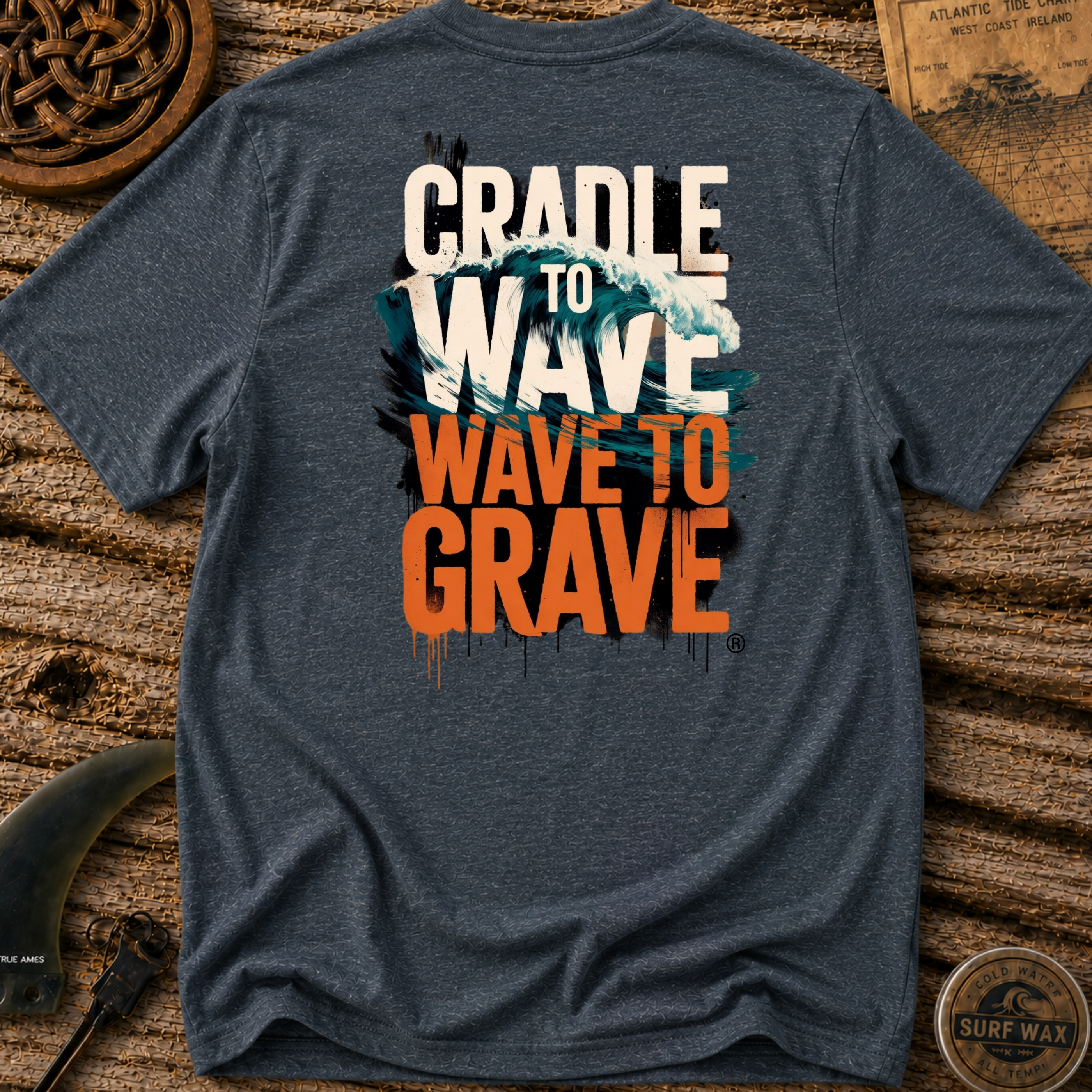 Streetwear Style Cradle To Wave T-shirt